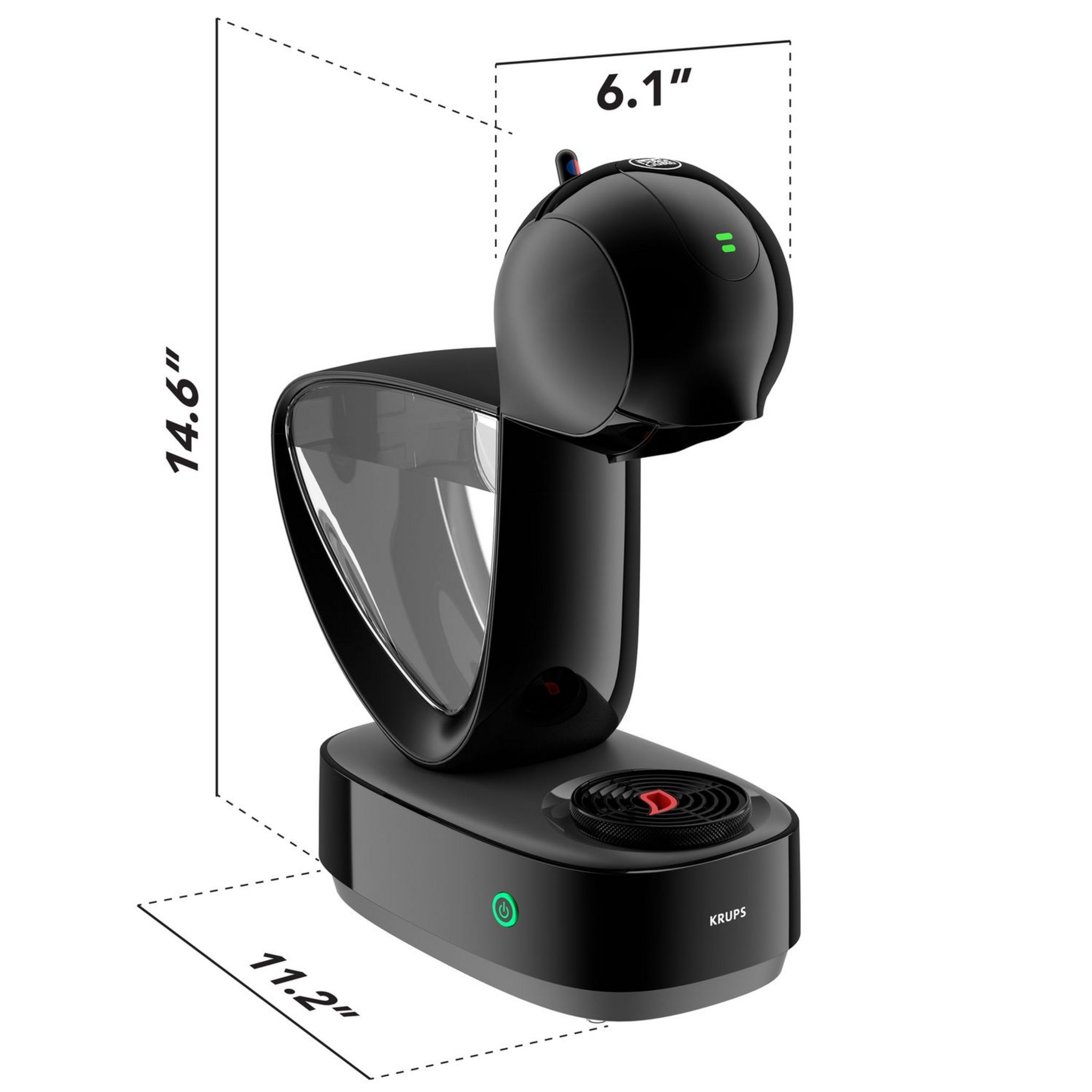 Voir la diapositive 12 : KRUPS Expresso Nescafé Dolce Gusto &nbsp;INFINISSIMA TOUCH YY4667FD - Noir