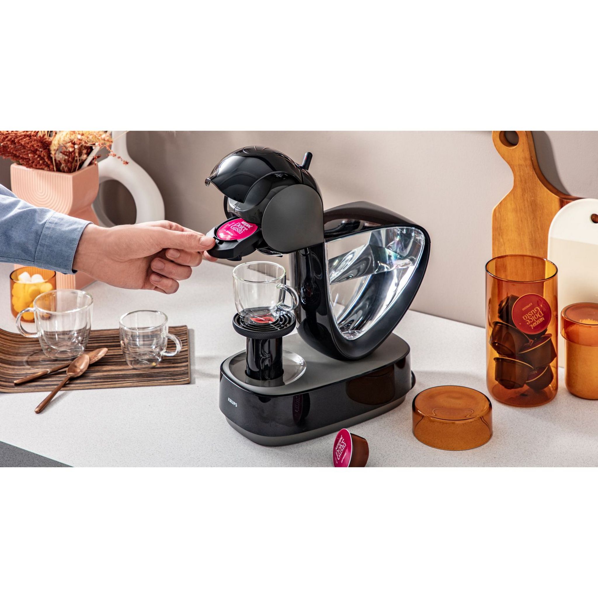 Voir la diapositive 15 : KRUPS Expresso Nescafé Dolce Gusto &nbsp;INFINISSIMA TOUCH YY4667FD - Noir