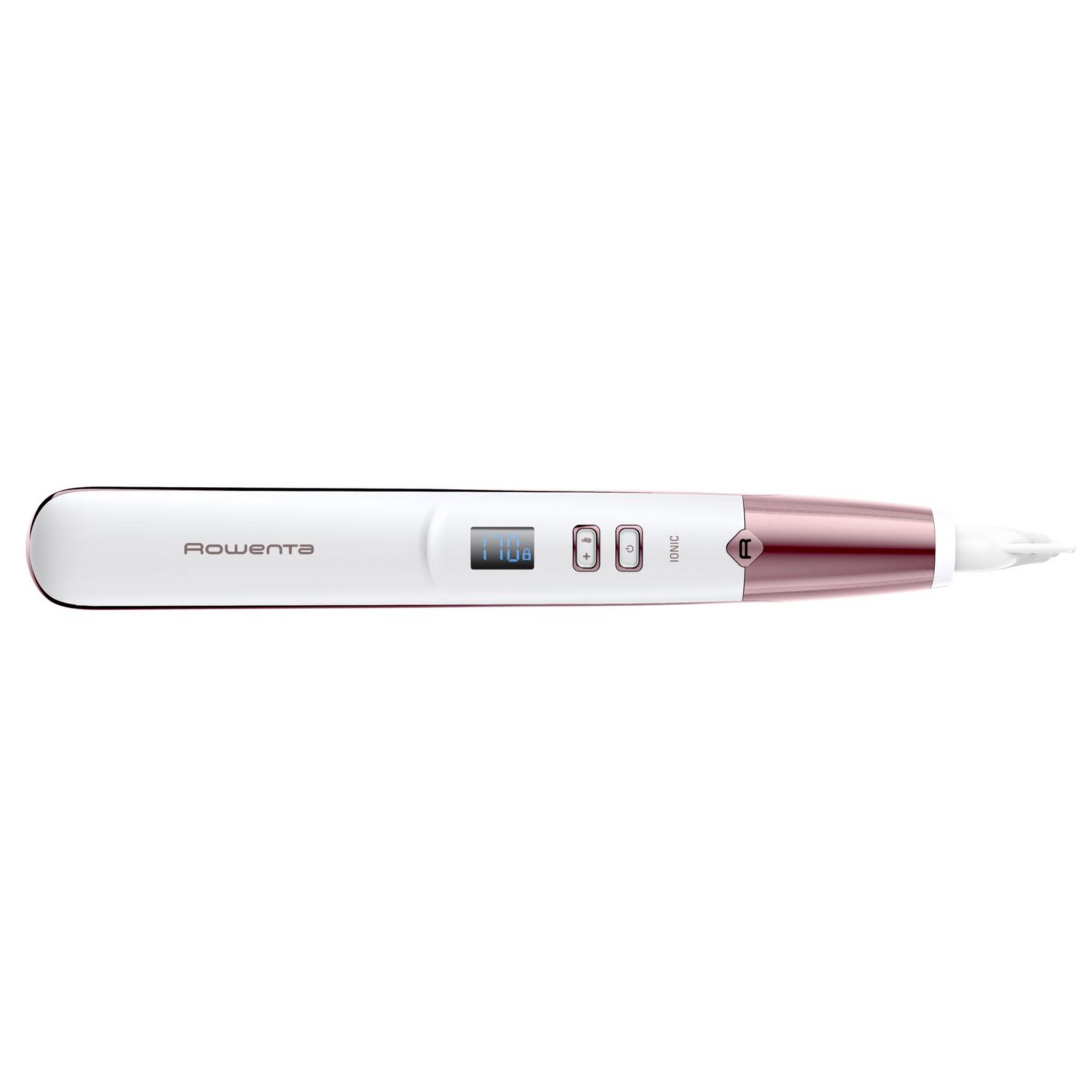 Voir la diapositive 2 : ROWENTA Lisseur céramique Volumizer SF4655F0 - Blanc