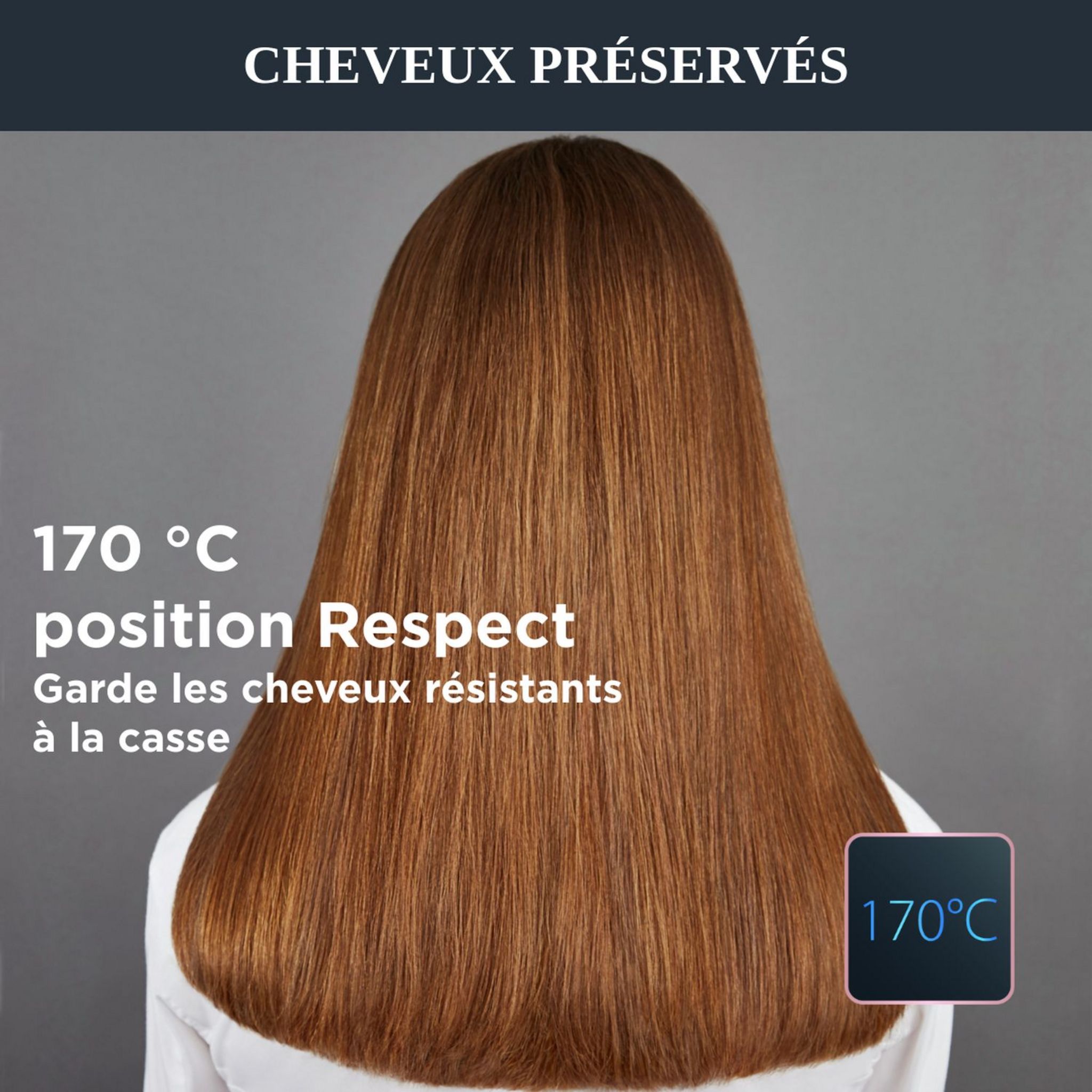 Voir la diapositive 12 : ROWENTA Lisseur céramique Volumizer SF4655F0 - Blanc