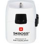 Voir la diapositive 2 : SKROSS Adaptateur de voyage - Blanc