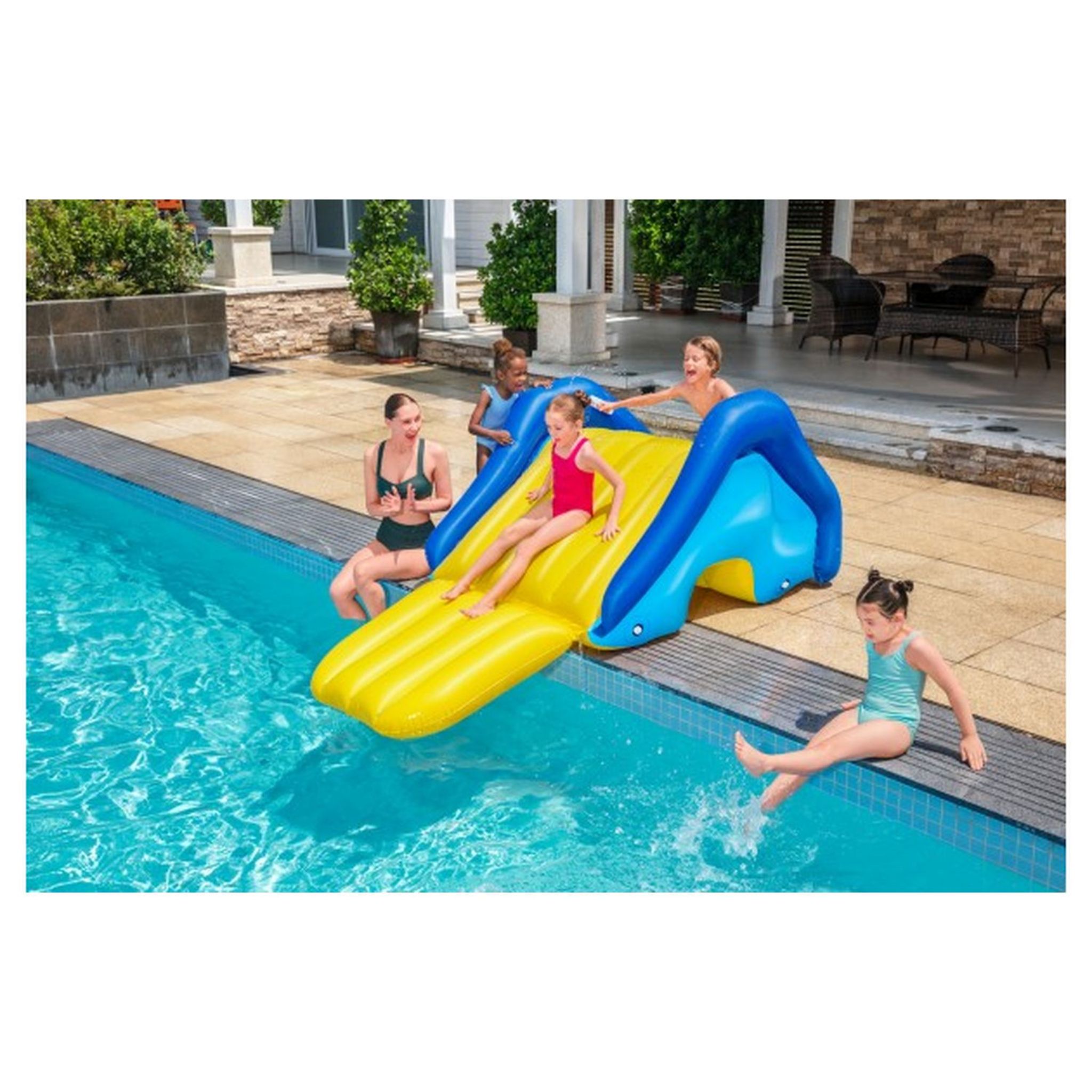 Voir la diapositive 3 : BESTWAY Toboggan géant gonflable pour piscine