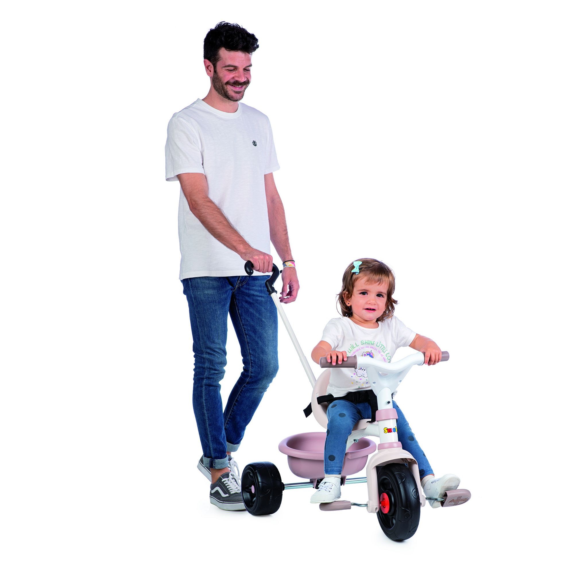 Voir la diapositive 8 : SMOBY Tricycle Be Fun rose