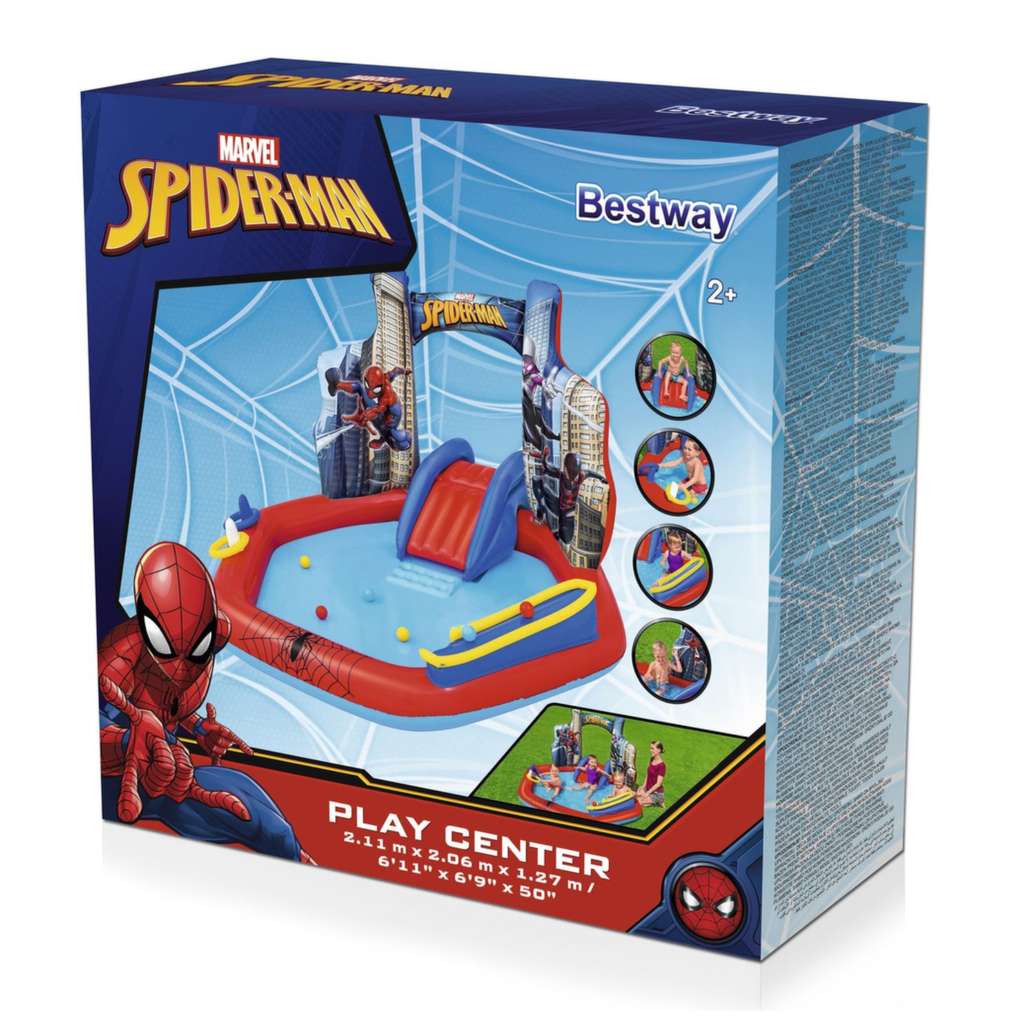 Voir la diapositive 2 : BESTWAY Centre de jeu Spiderman