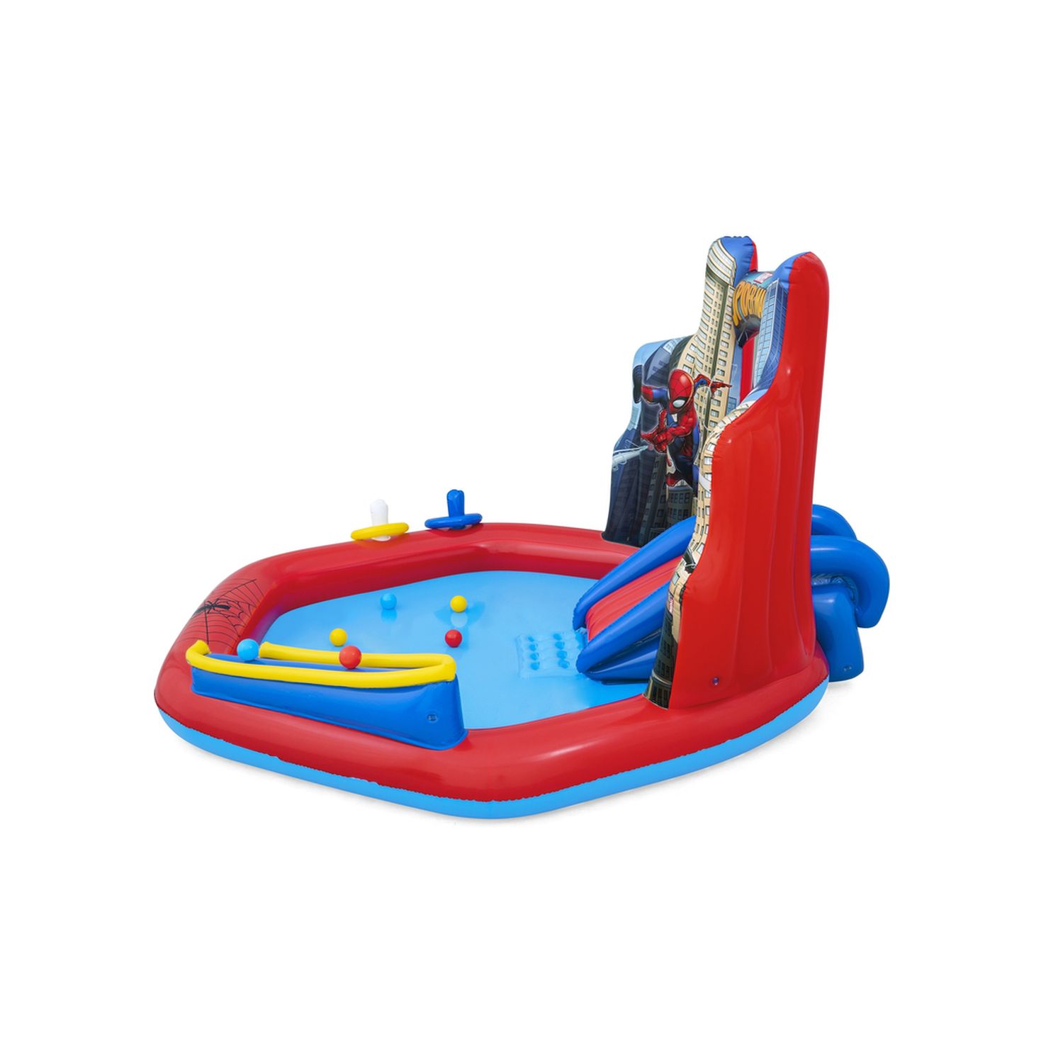 Voir la diapositive 4 : BESTWAY Centre de jeu Spiderman