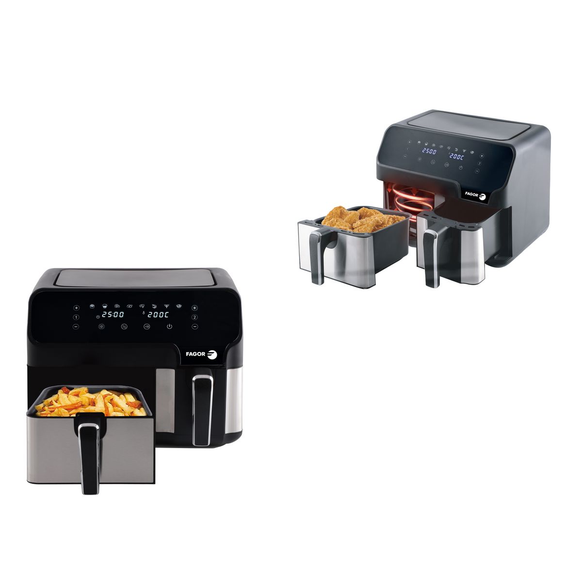 FAGOR Friteuse électrique sans huile à air chaud FG5507 - Gris