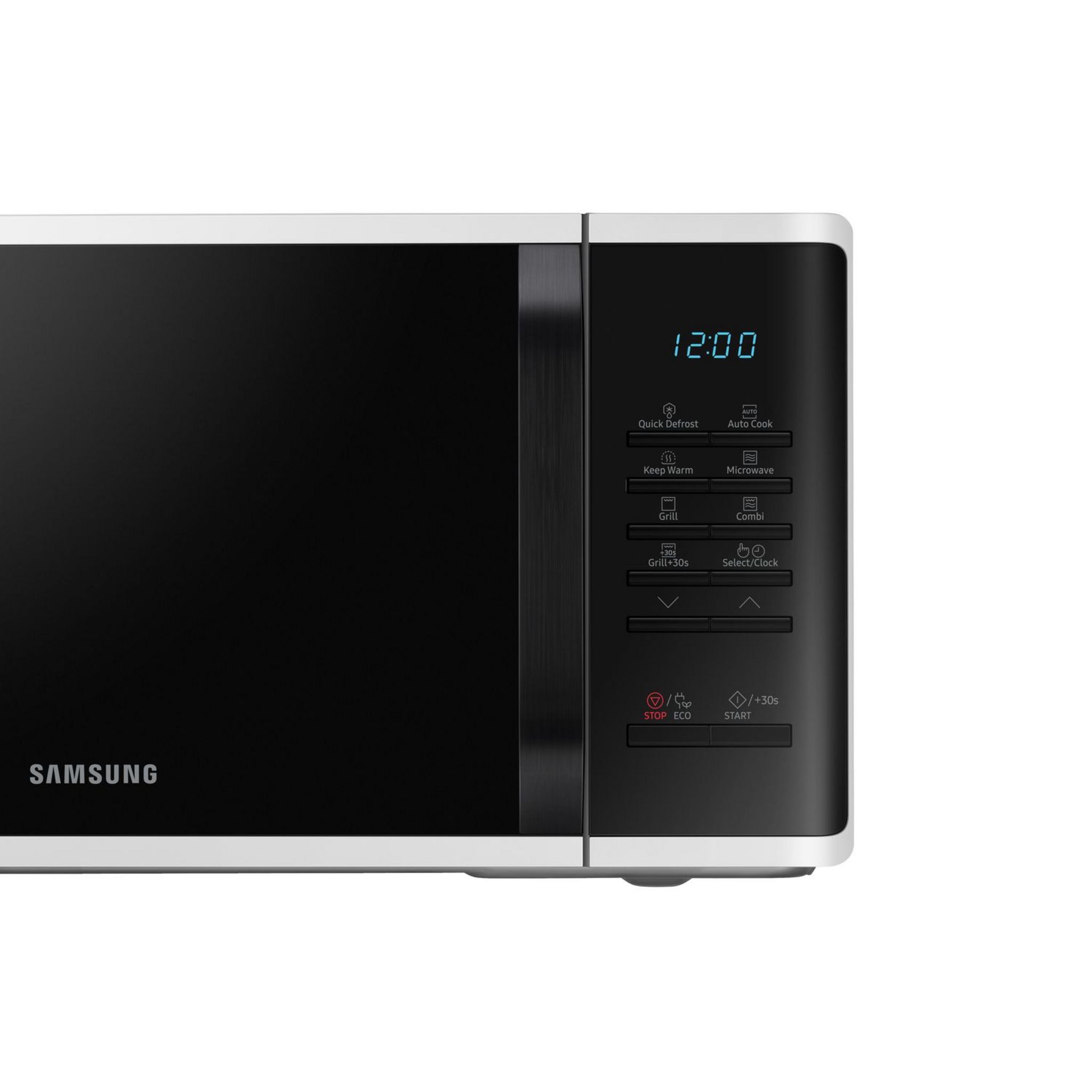 Voir la diapositive 2 : SAMSUNG Micro-ondes grill MG23K3513AW - 800 W - Capacité 23 L - Blanc
