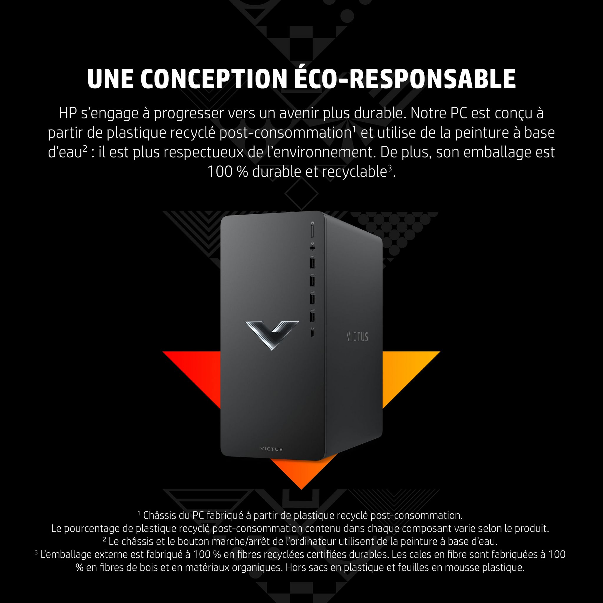 Voir la diapositive 11 : HP Unité centrale gamer TG02-0090NF VICTUS - Noir
