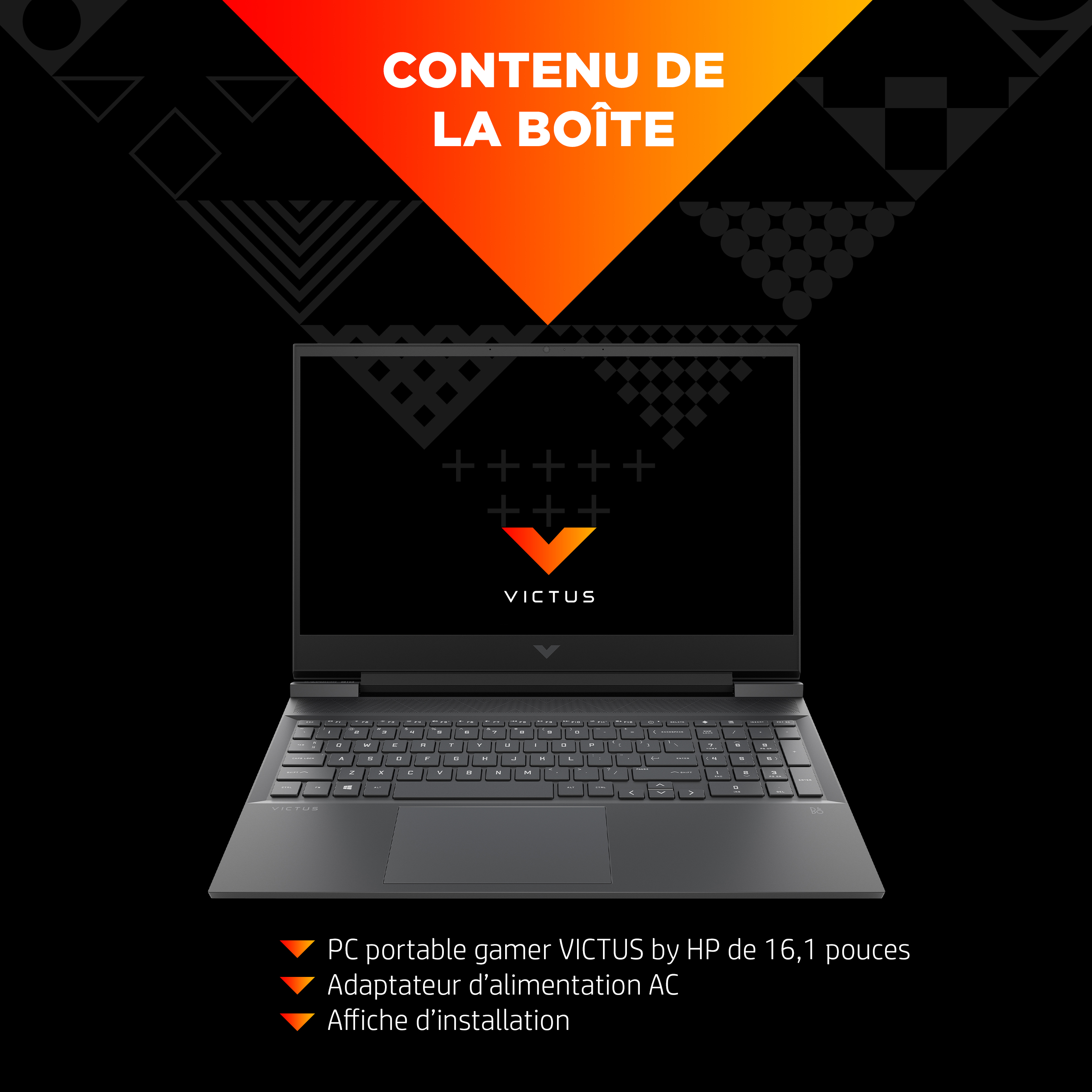 Voir la diapositive 7 : HP PC portable gamer VICTUS 16-E0305NF