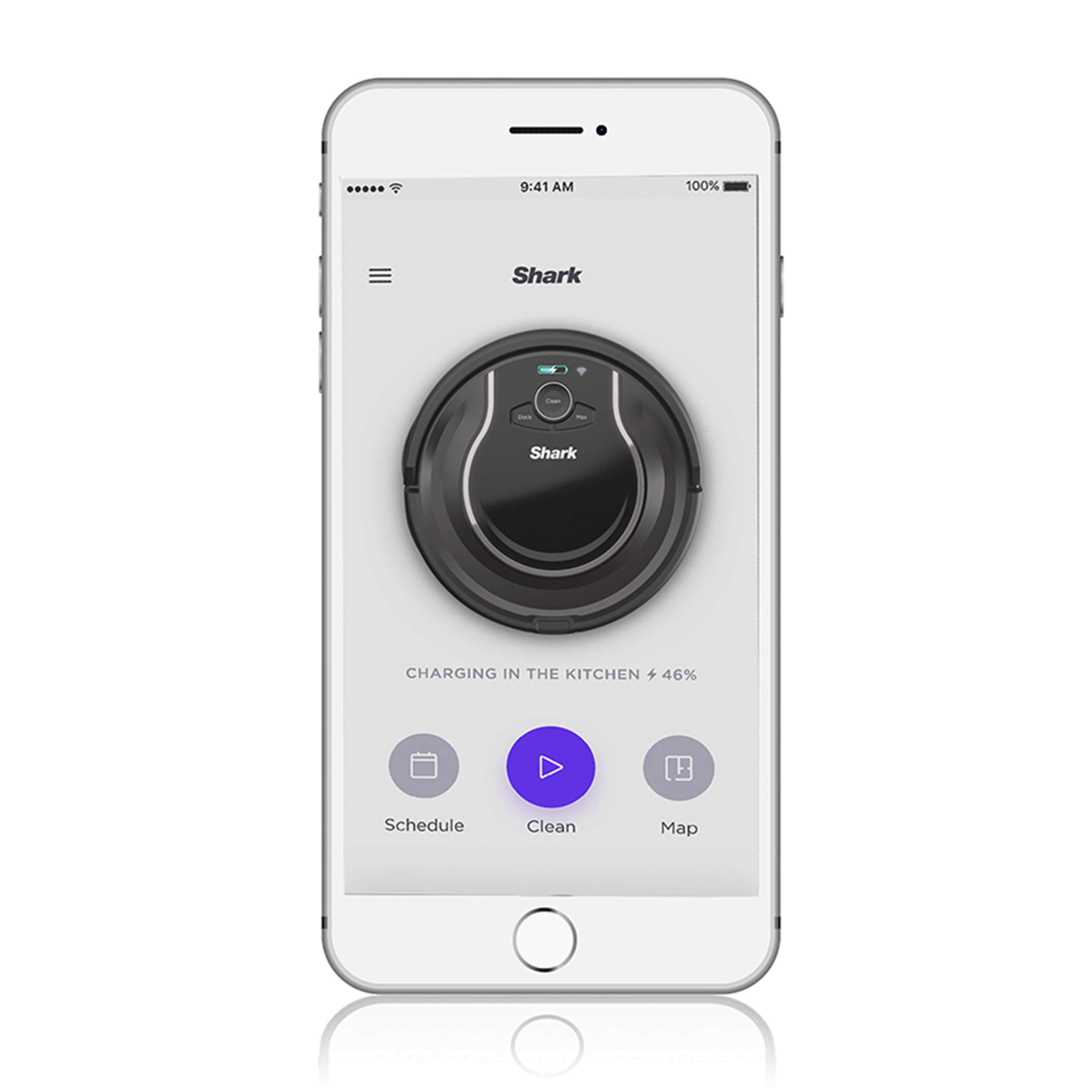 Voir la diapositive 3 : SHARK Aspirateur robot connecté RV750EU - Noir