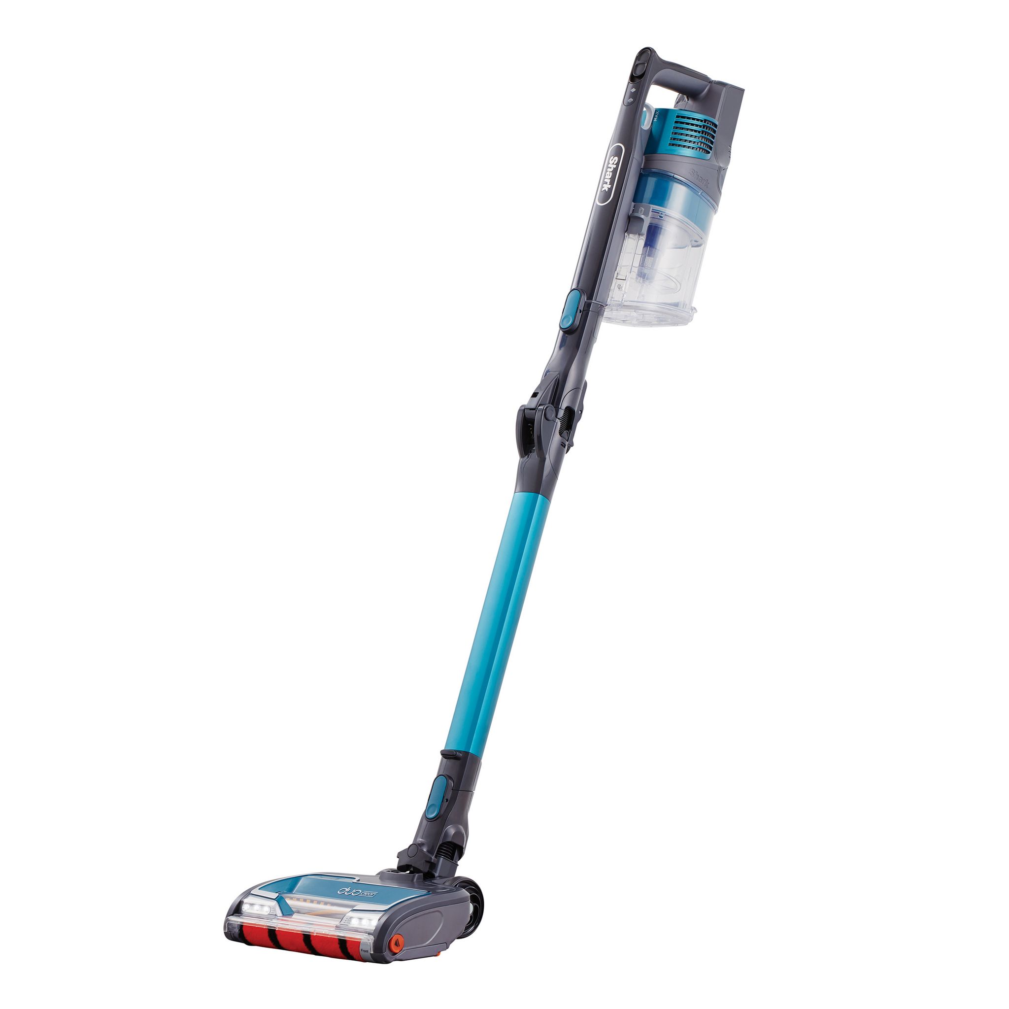 Voir la diapositive 1 : SHARK Aspirateur balai IZ201EUT - Bleu