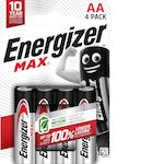 ENERGIZER Lot de 4 piles AA / LR06