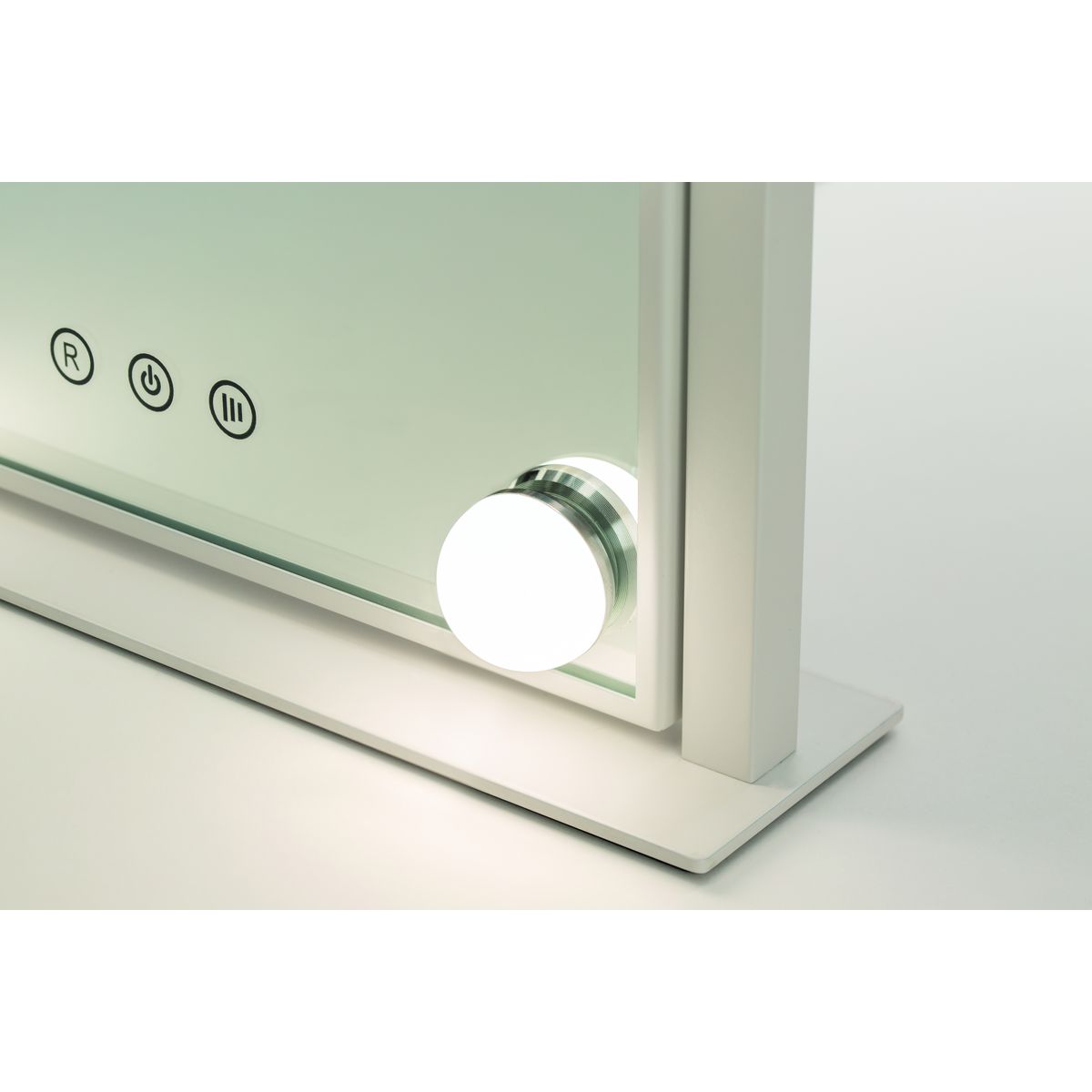 QILIVE Miroir maquillage Hollywood 600102915 - Blanc