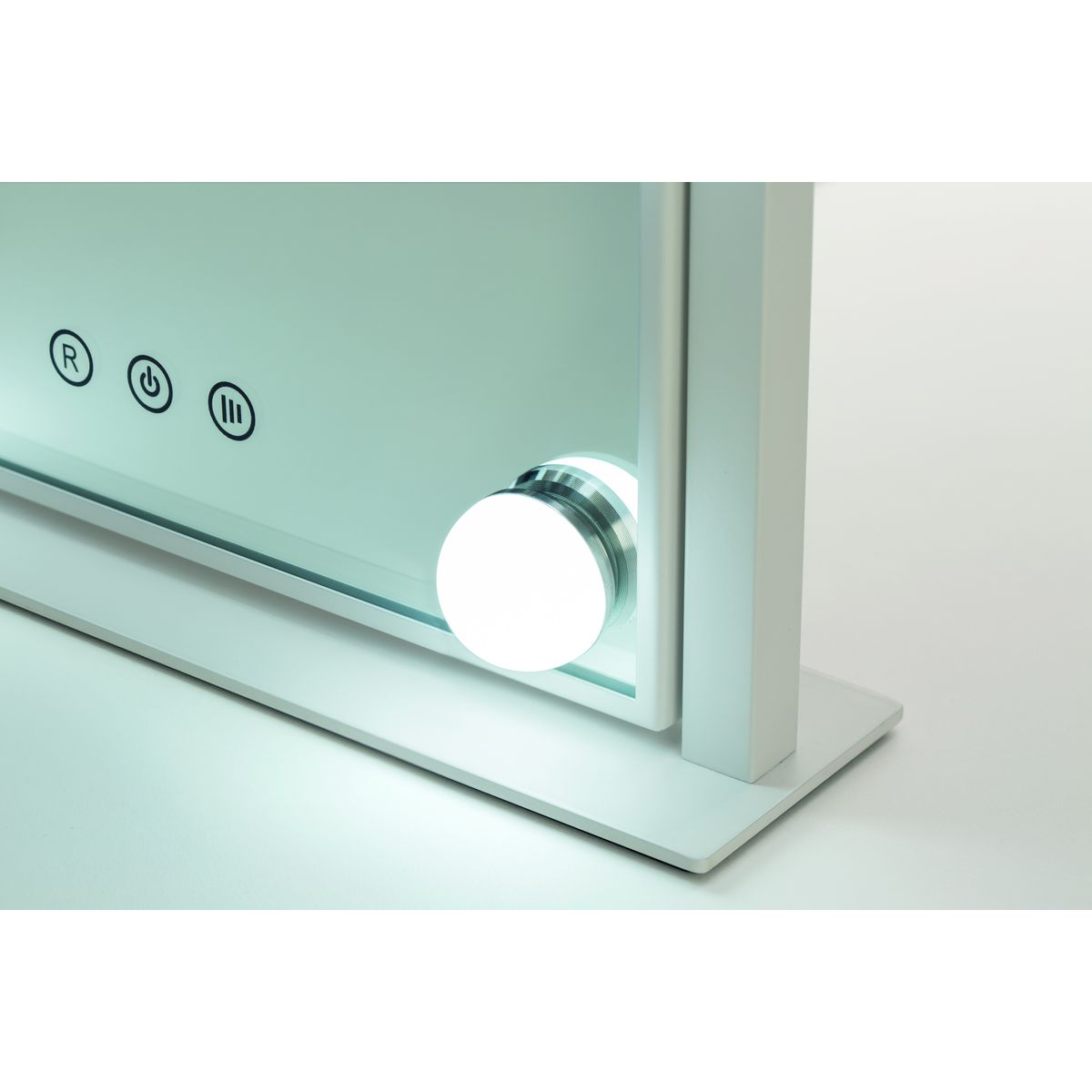 QILIVE Miroir maquillage Hollywood 600102915 - Blanc