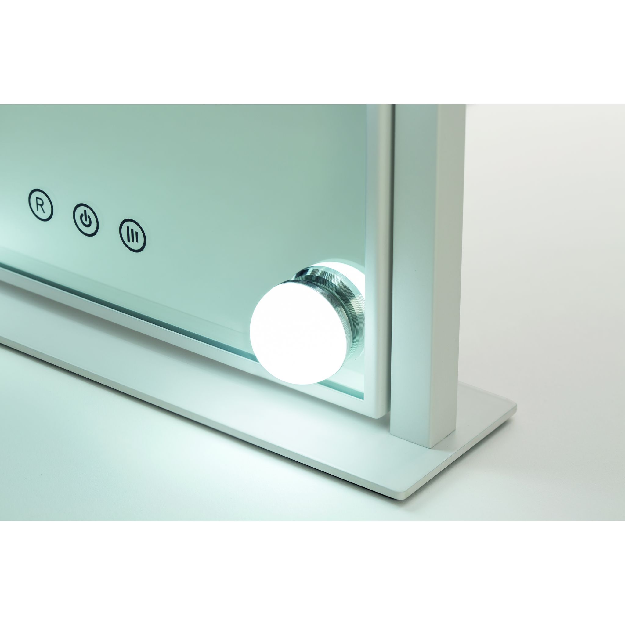 Voir la diapositive 3 : QILIVE Miroir maquillage Hollywood 600102915 - Blanc