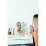 QILIVE Miroir maquillage Hollywood 600102915 - Blanc