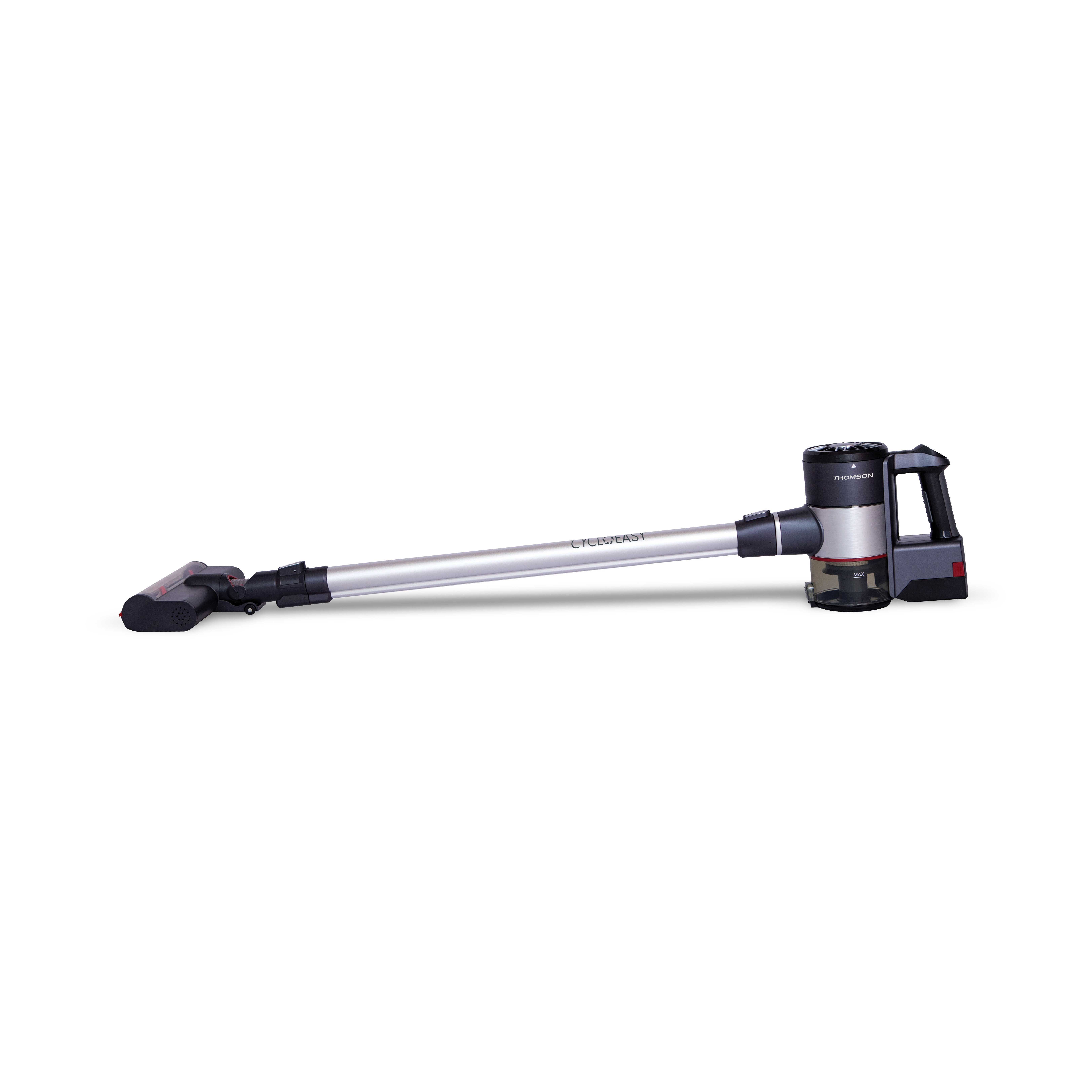 Voir la diapositive 3 : THOMSON Aspirateur balai THVC225BT - Gris et noir