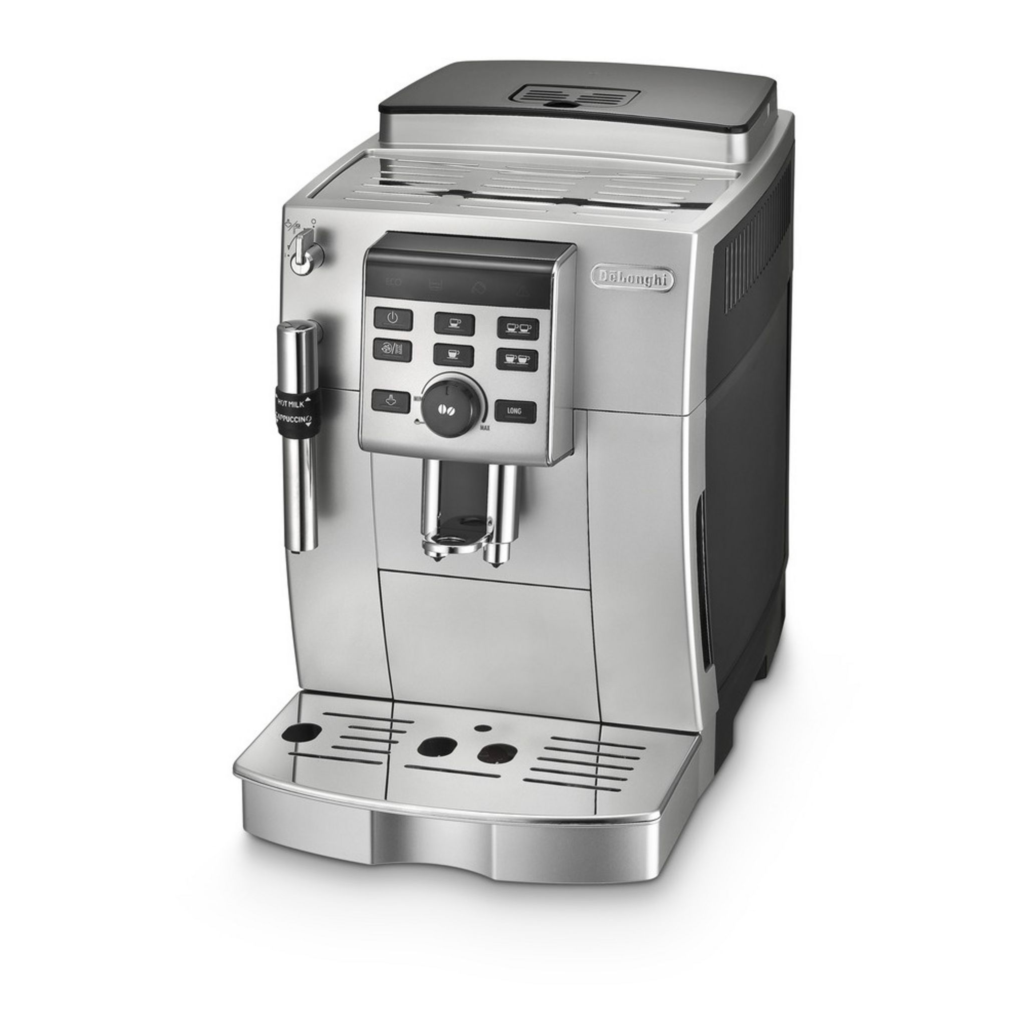 Voir la diapositive 5 : DELONGHI Machine à café expresso avec broyeur ECAM25 120 S - Silver