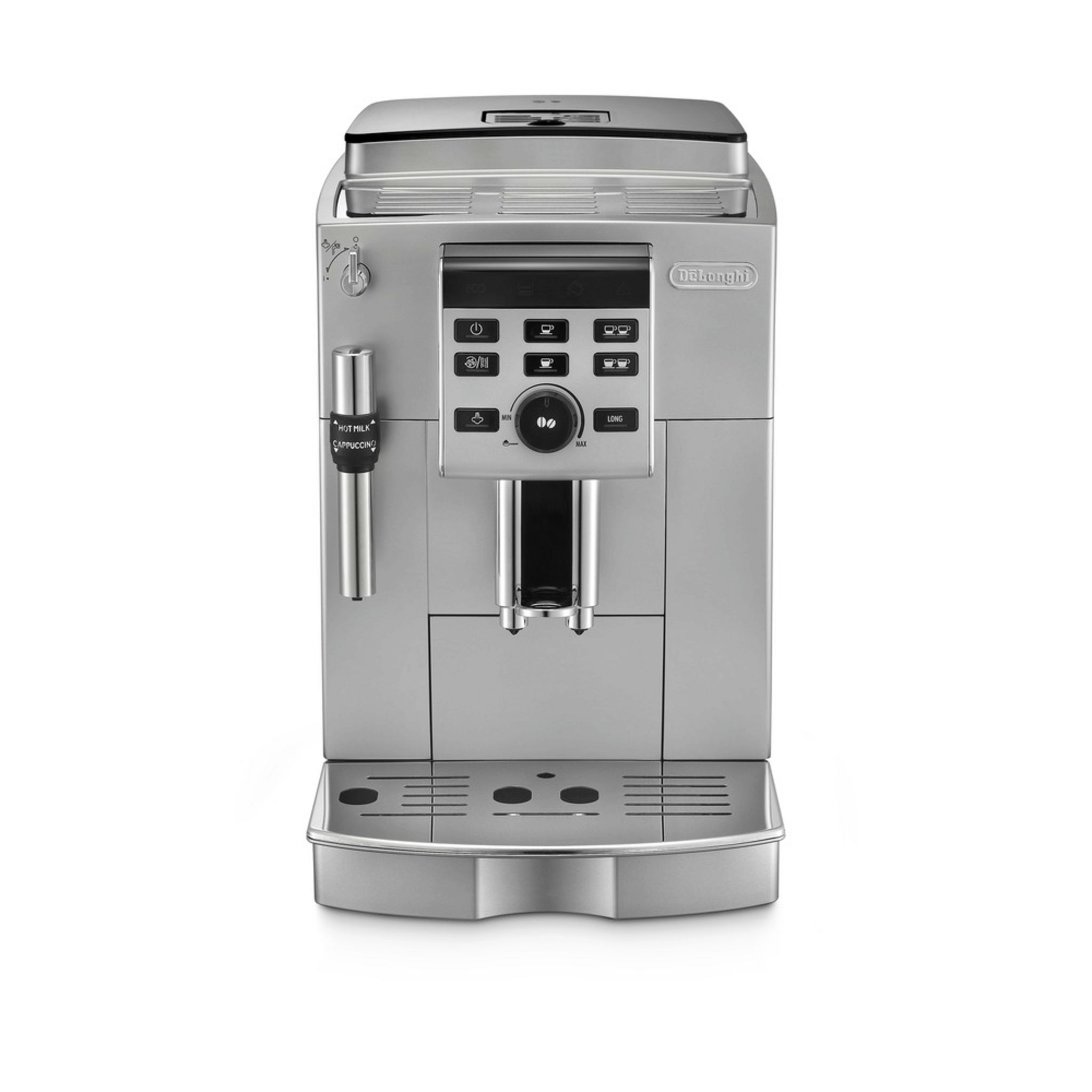 Voir la diapositive 9 : DELONGHI Machine à café expresso avec broyeur ECAM25 120 S - Silver