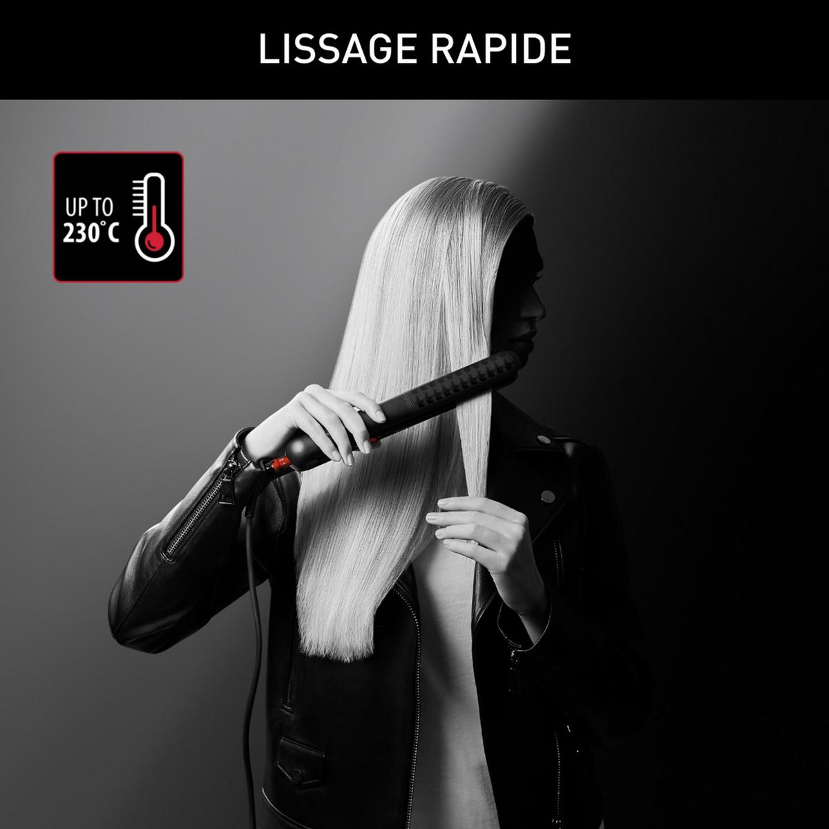 CALOR Lisseur kératine Optiliss SD321LC0 - Noir