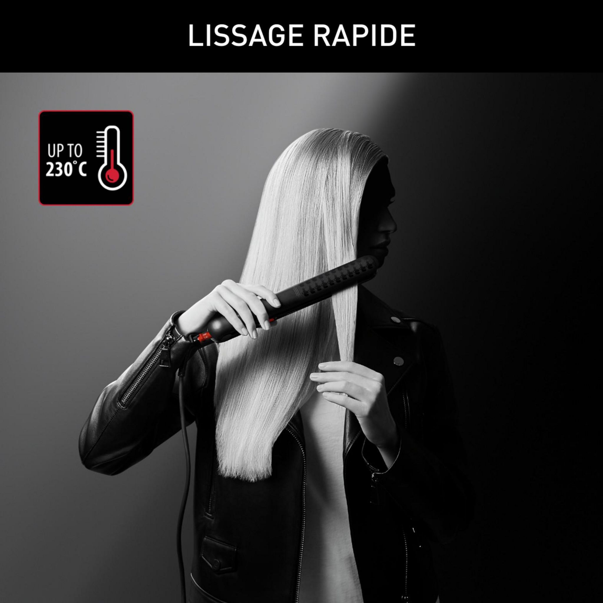 Voir la diapositive 12 : CALOR Lisseur kératine Optiliss SD321LC0 - Noir