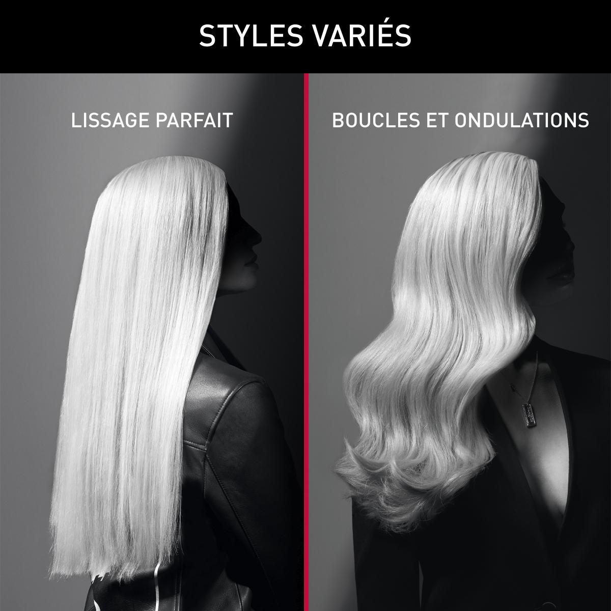 Voir la diapositive 14 : CALOR Lisseur kératine Optiliss SD321LC0 - Noir