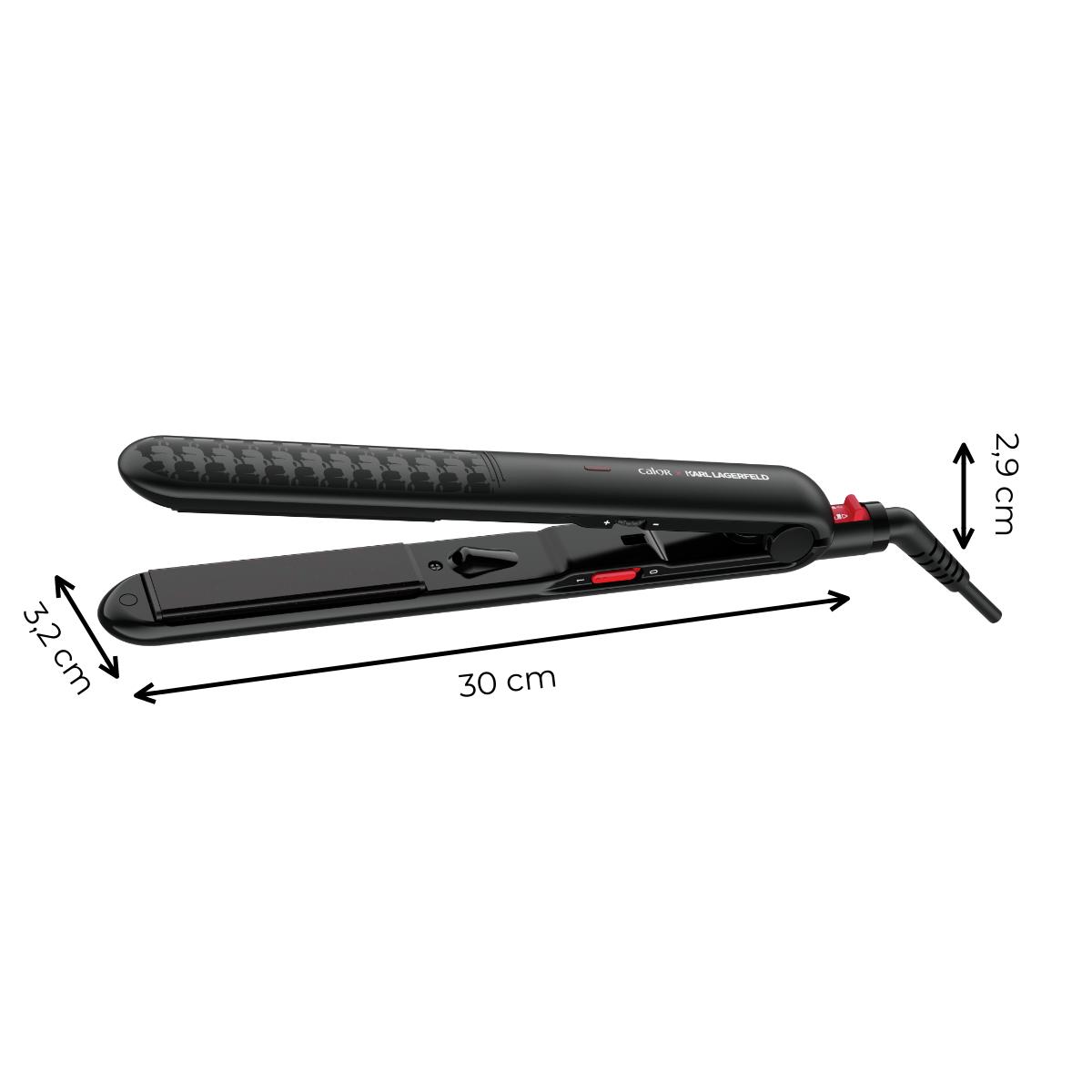 Voir la diapositive 15 : CALOR Lisseur kératine Optiliss SD321LC0 - Noir