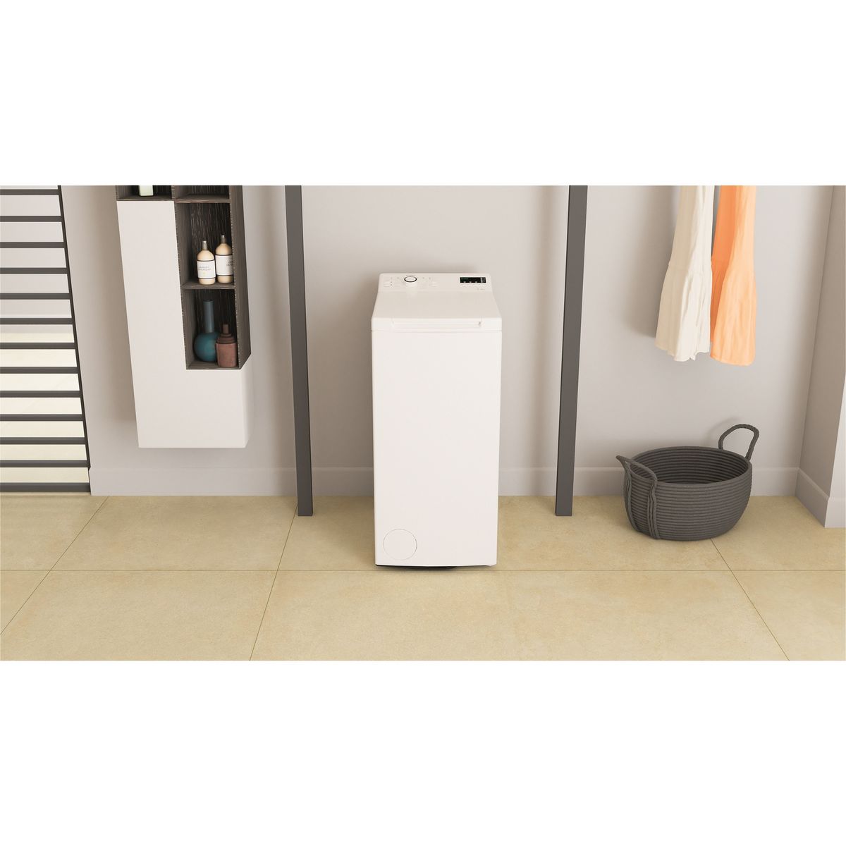 WHIRLPOOL Lave linge top TDLR6247FRN, 6 kg, 1200 T/min