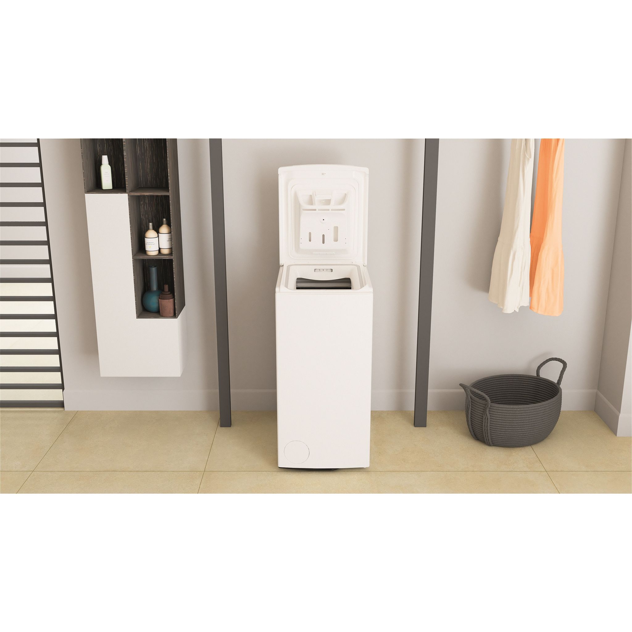 Voir la diapositive 9 : WHIRLPOOL Lave linge top TDLR6247FRN, 6 kg, 1200 T/min