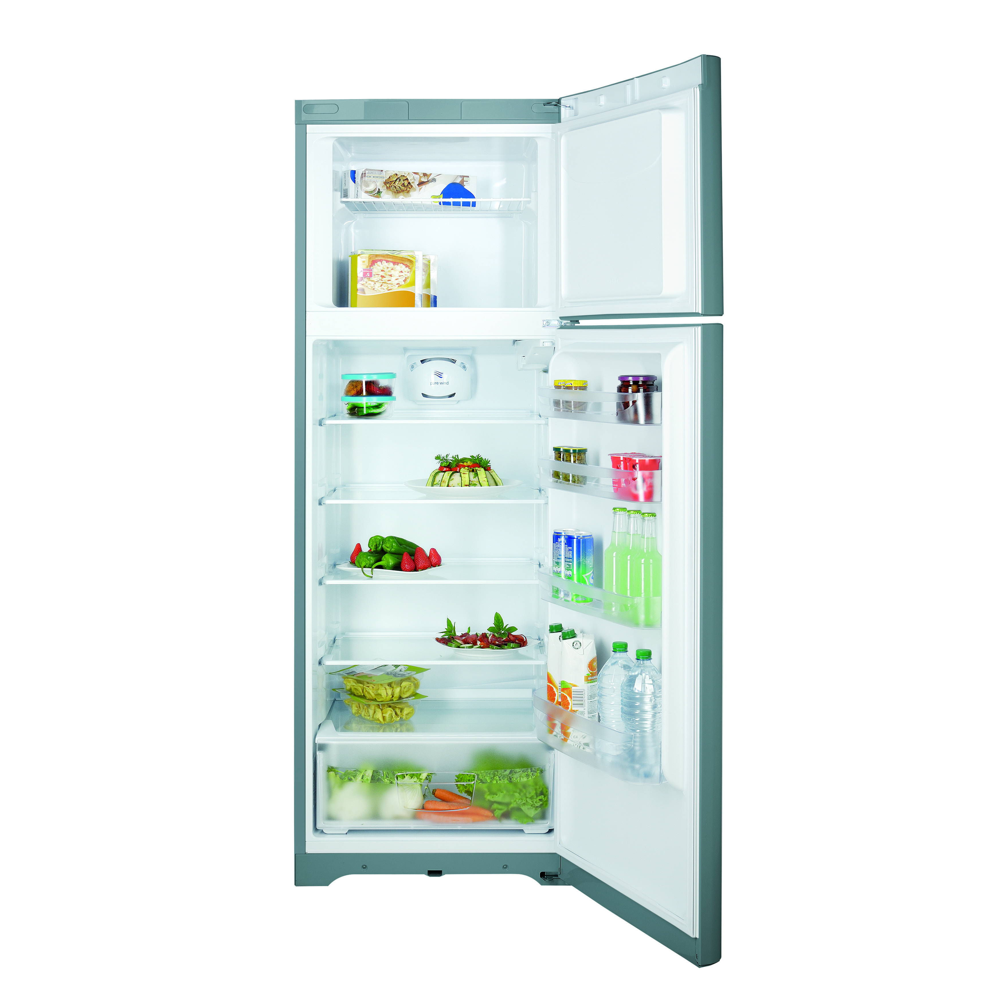 Voir la diapositive 2 : INDESIT Réfrigérateur 2 portes TIAA12V1, 318 L, Froid statique