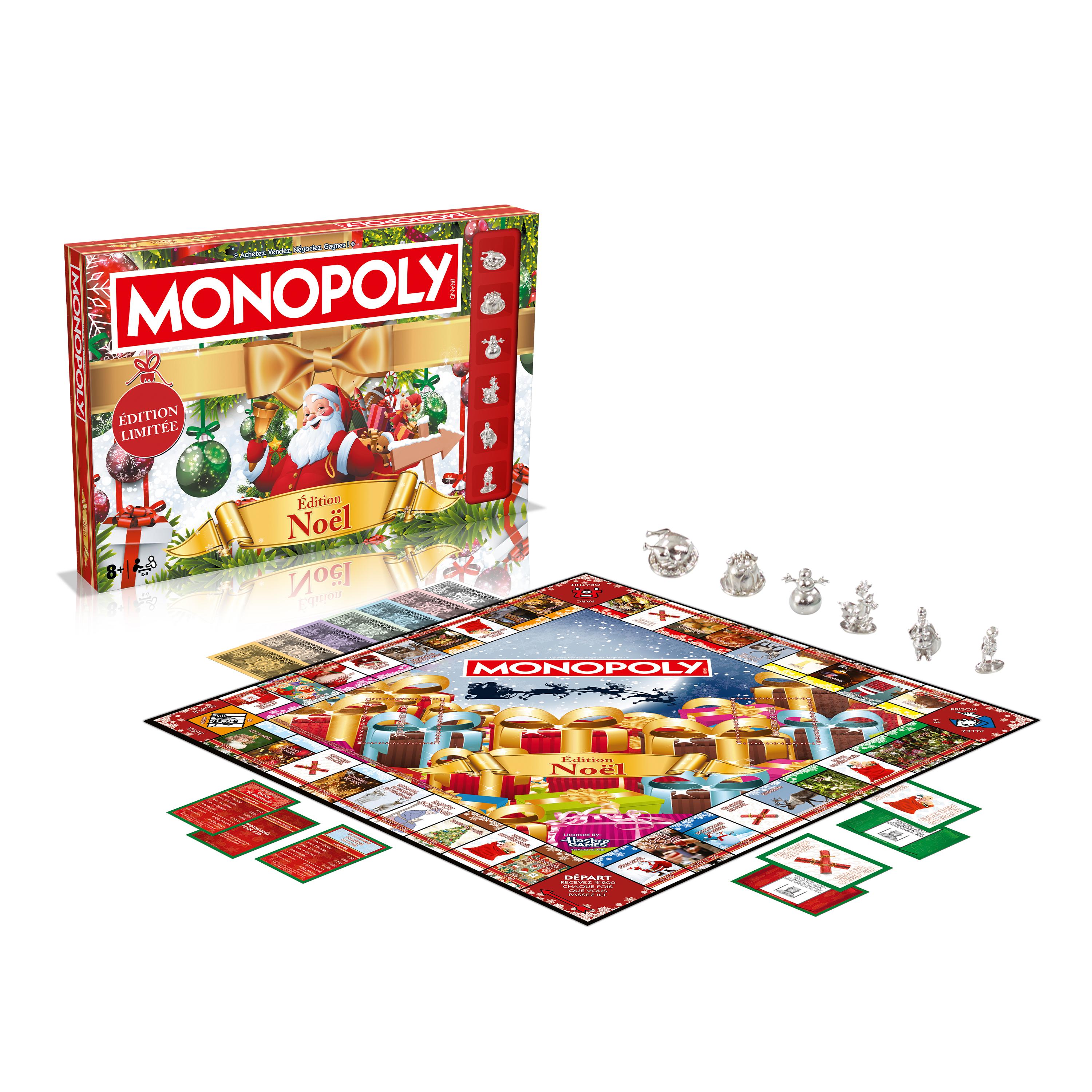Voir la diapositive 2 : WINNING MOVES Jeu Monopoly Noel