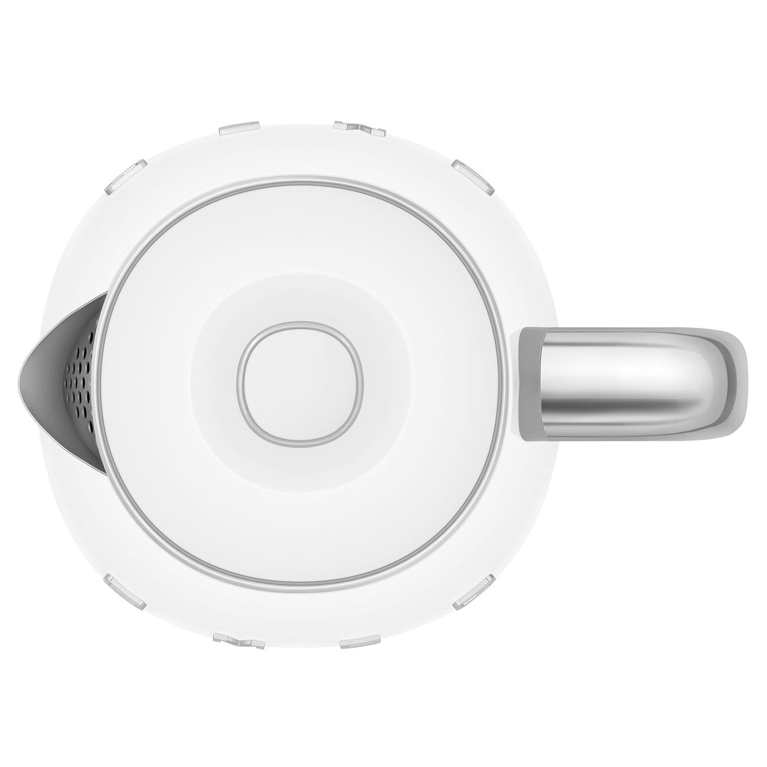 Voir la diapositive 2 : SMEG Bouilloire électrique vintage KLF05WHEU - Blanc