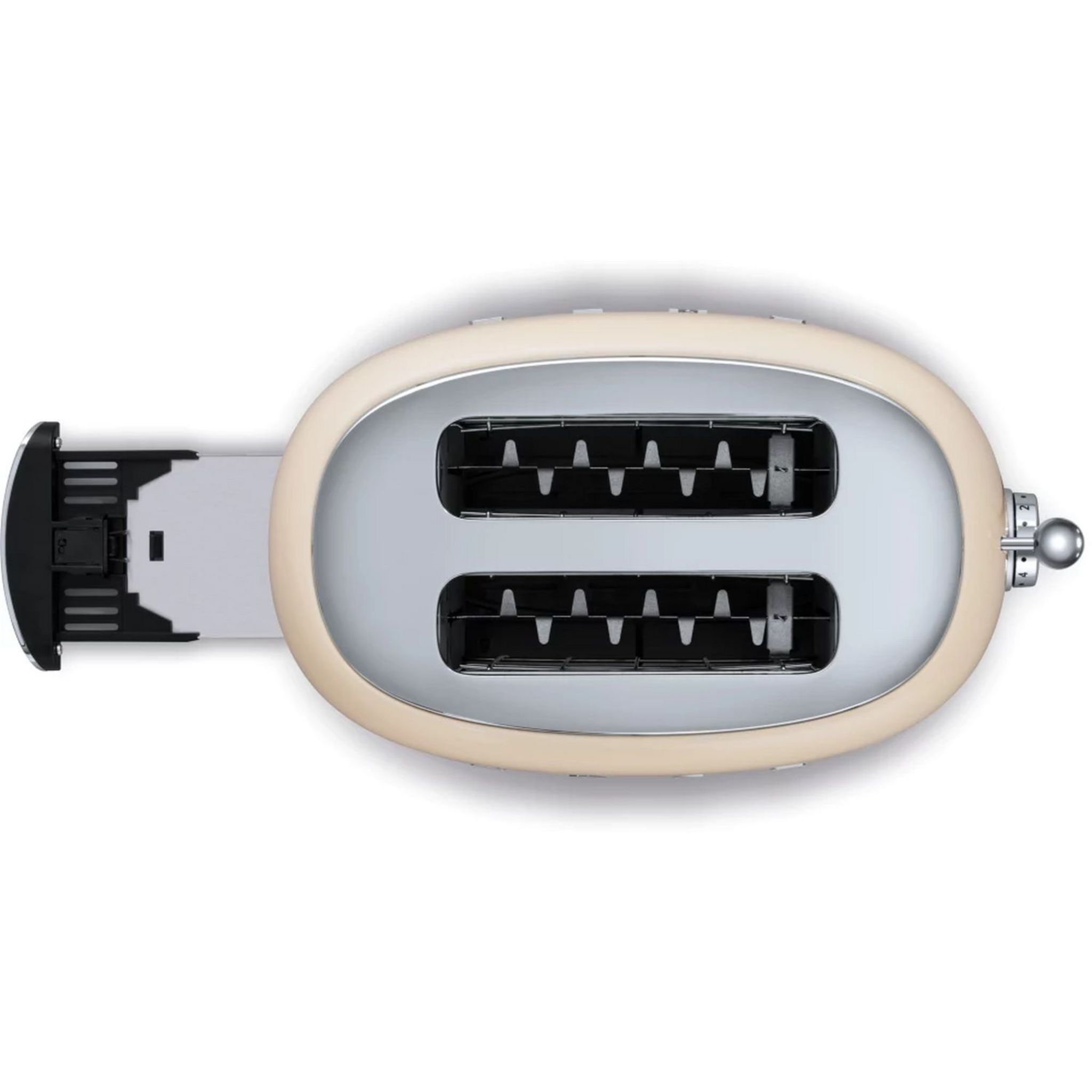 Voir la diapositive 2 : SMEG Grille pain TSF01CREU - Crème