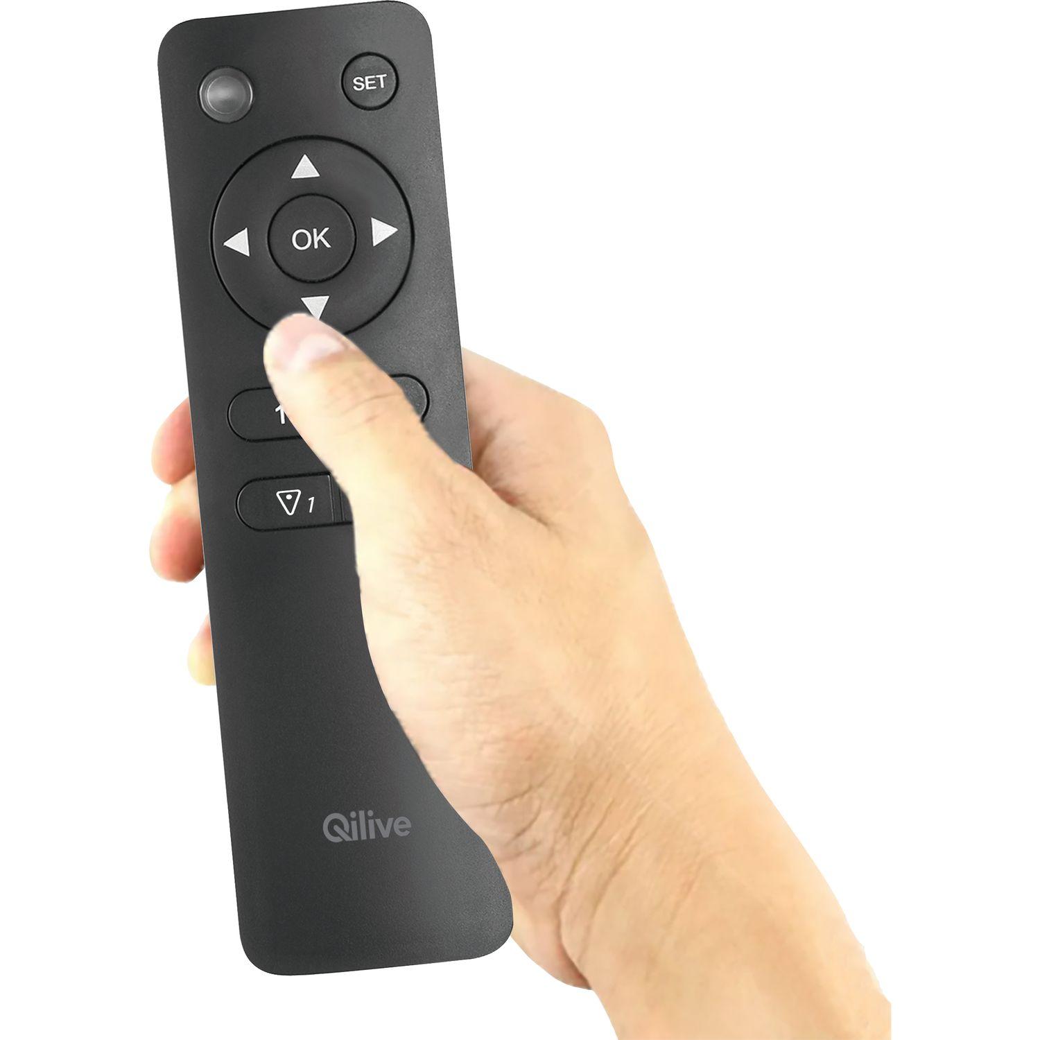 Voir la diapositive 3 : QILIVE Support TV motorisé Taille L