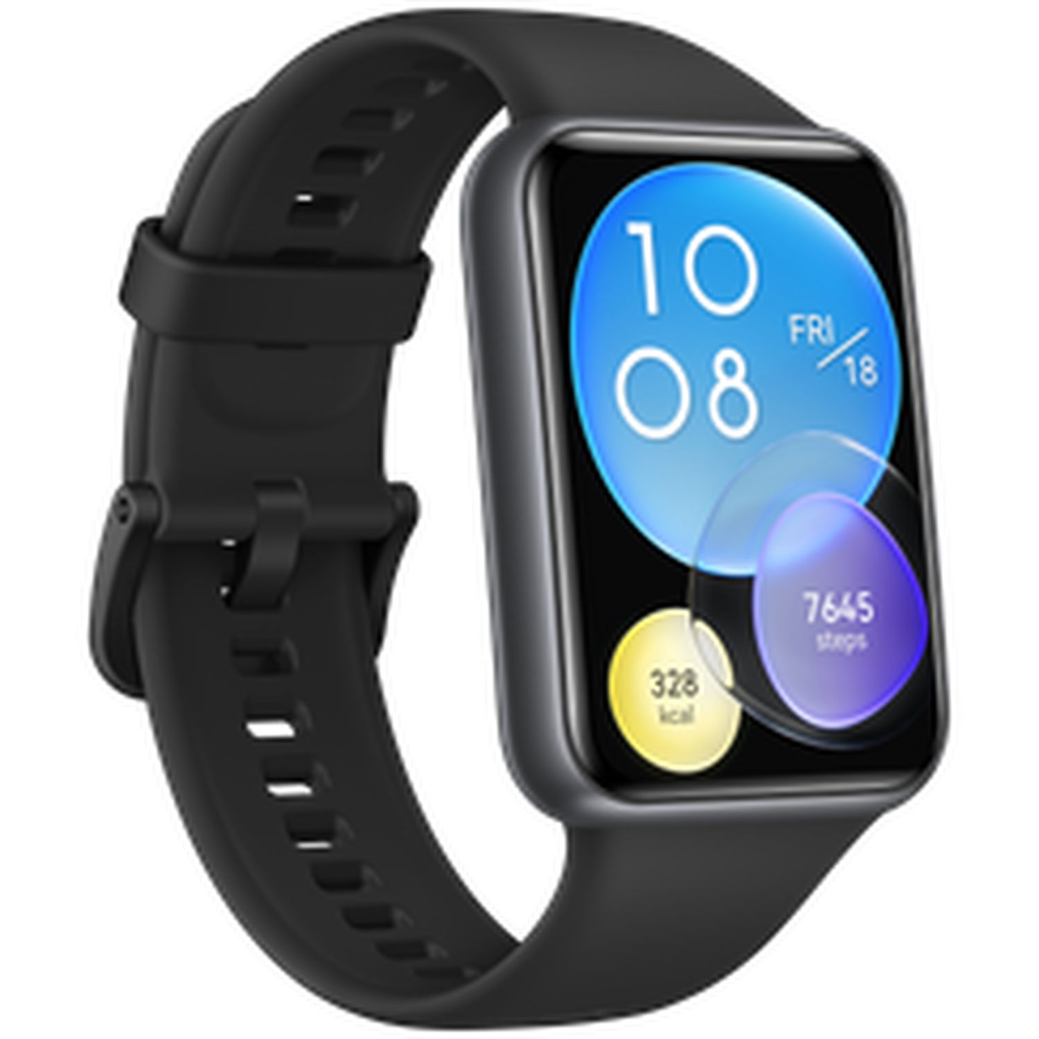 Voir la diapositive 2 : HUAWEI Montre connectée Watch Fit 2 Active - Noir