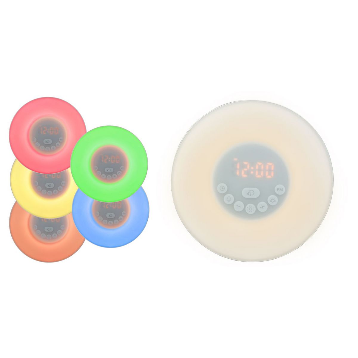 QILIVE Radio Réveil Q1352 Sunrised Clock