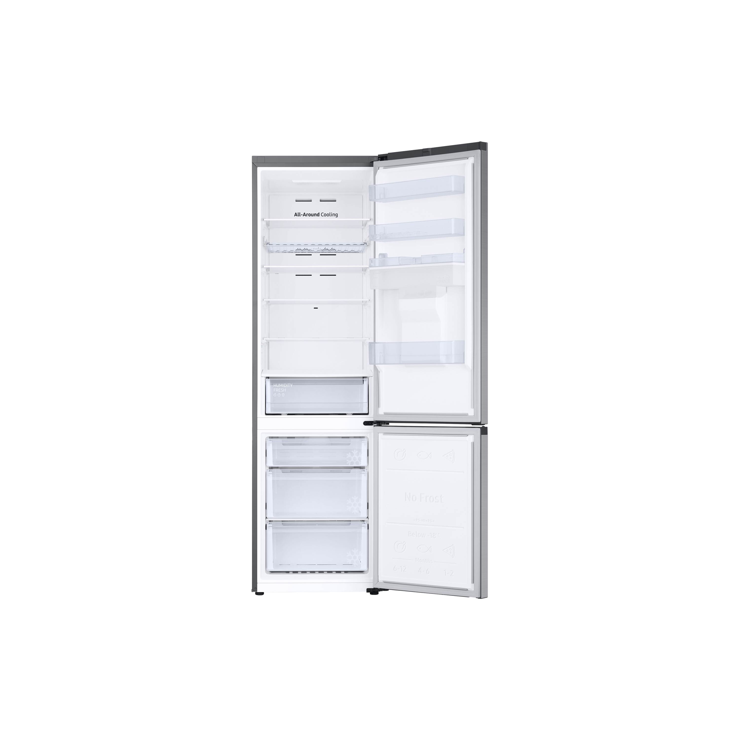 Voir la diapositive 3 : SAMSUNG Réfrigérateur combiné RB3ET632ESA, 386 L, Froid ventilé No frost