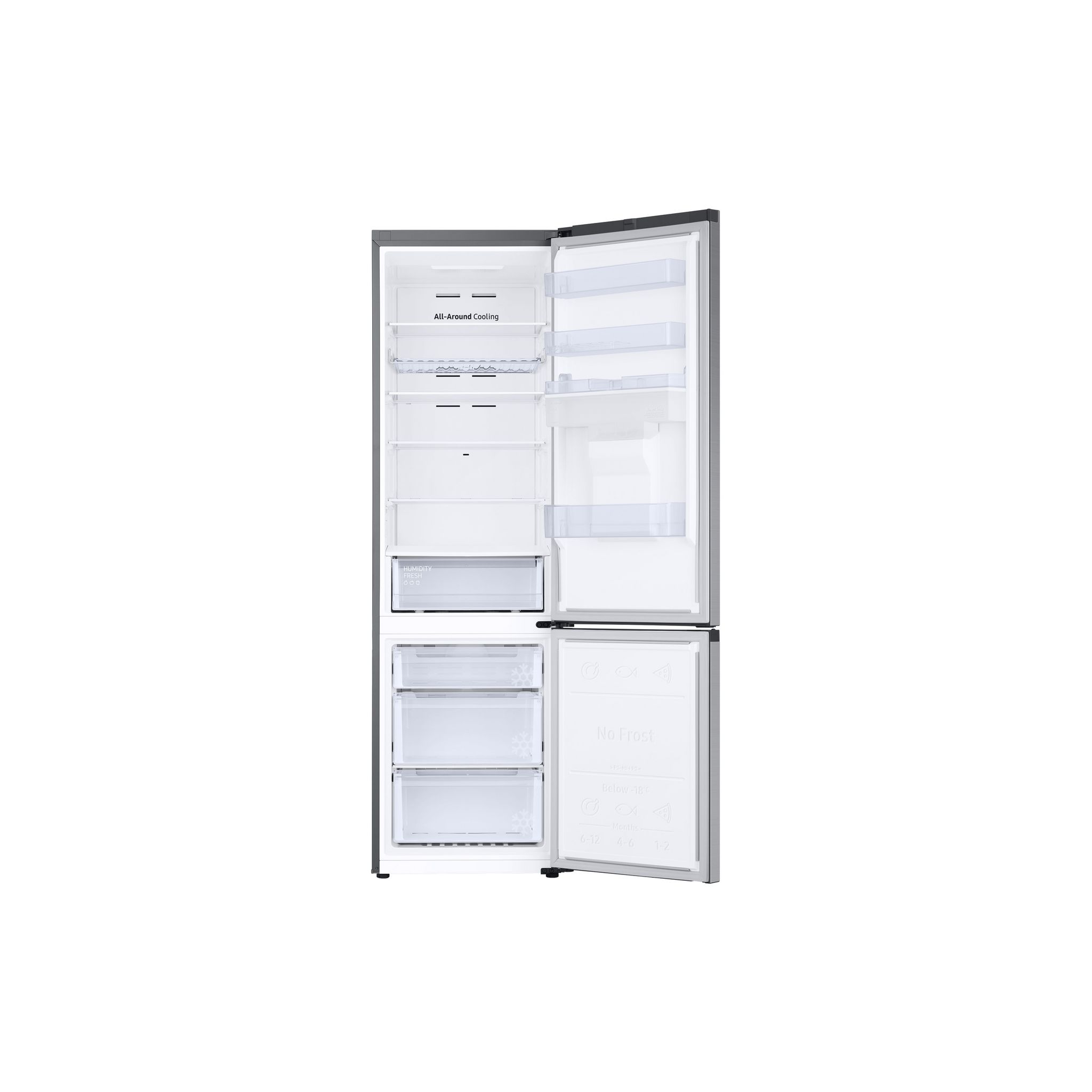 Voir la diapositive 3 : SAMSUNG Réfrigérateur combiné RB3ET632ESA, 386 L, Froid ventilé No frost
