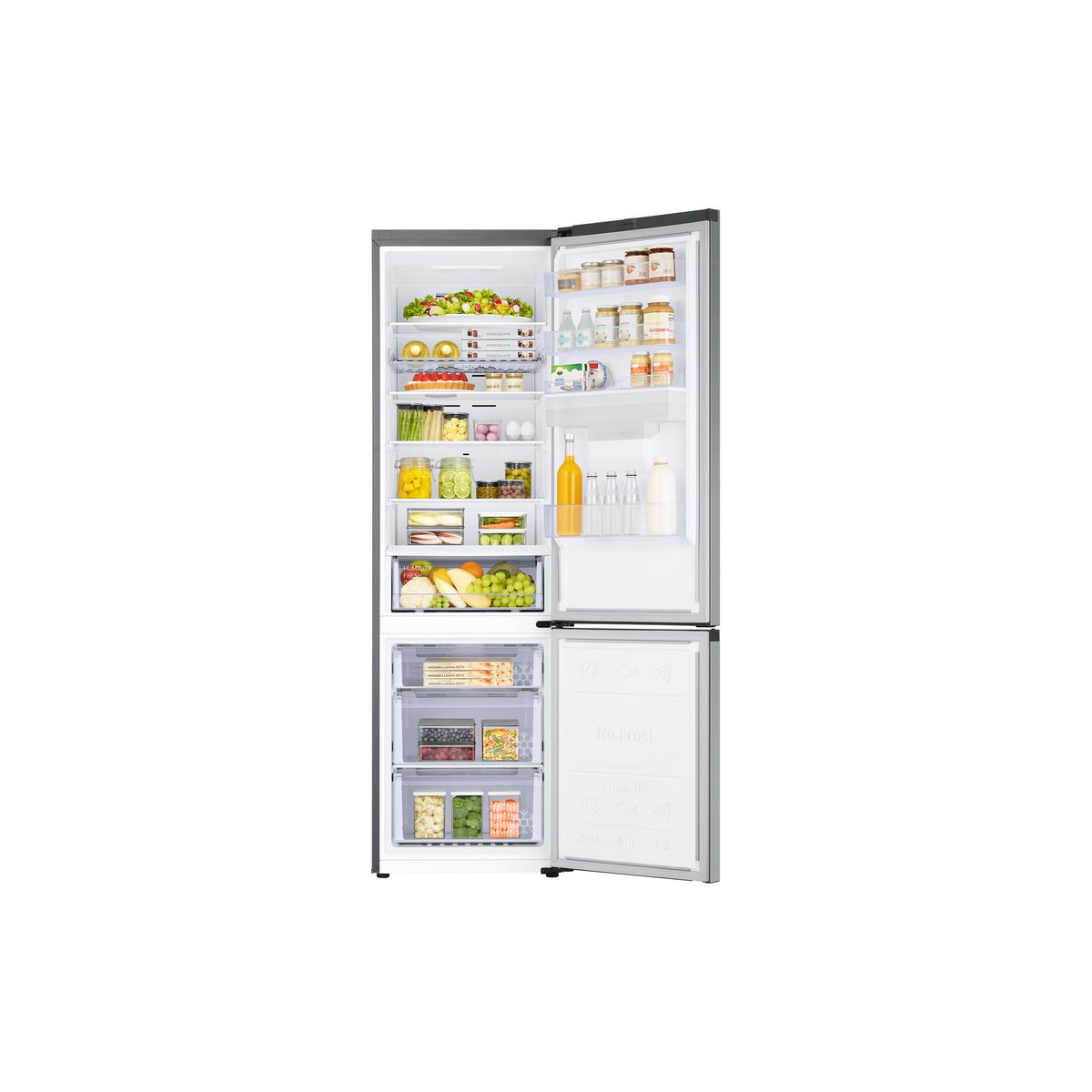 SAMSUNG Réfrigérateur combiné RB3ET632ESA, 386 L, Froid ventilé No frost