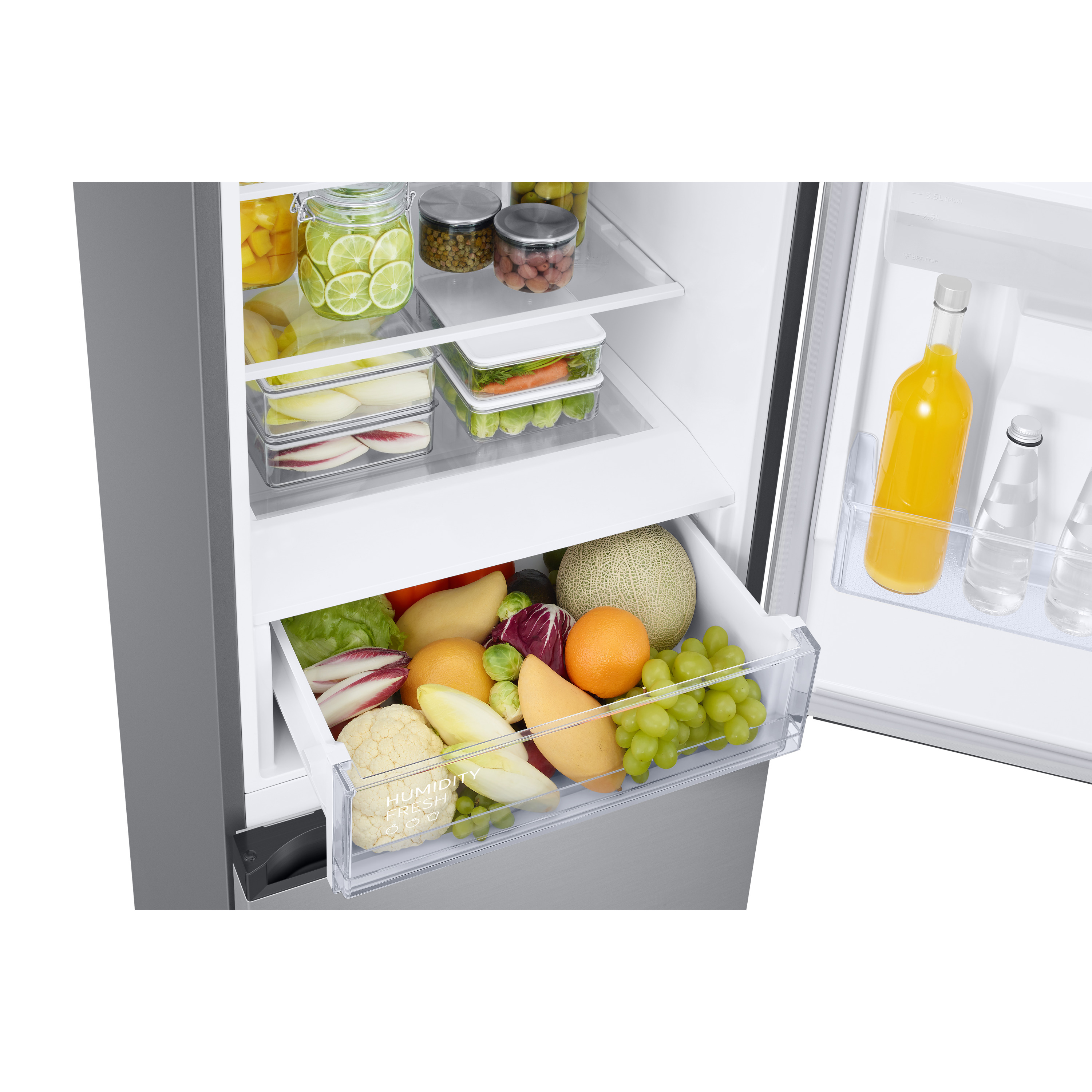 Voir la diapositive 6 : SAMSUNG Réfrigérateur combiné RB3ET632ESA, 386 L, Froid ventilé No frost