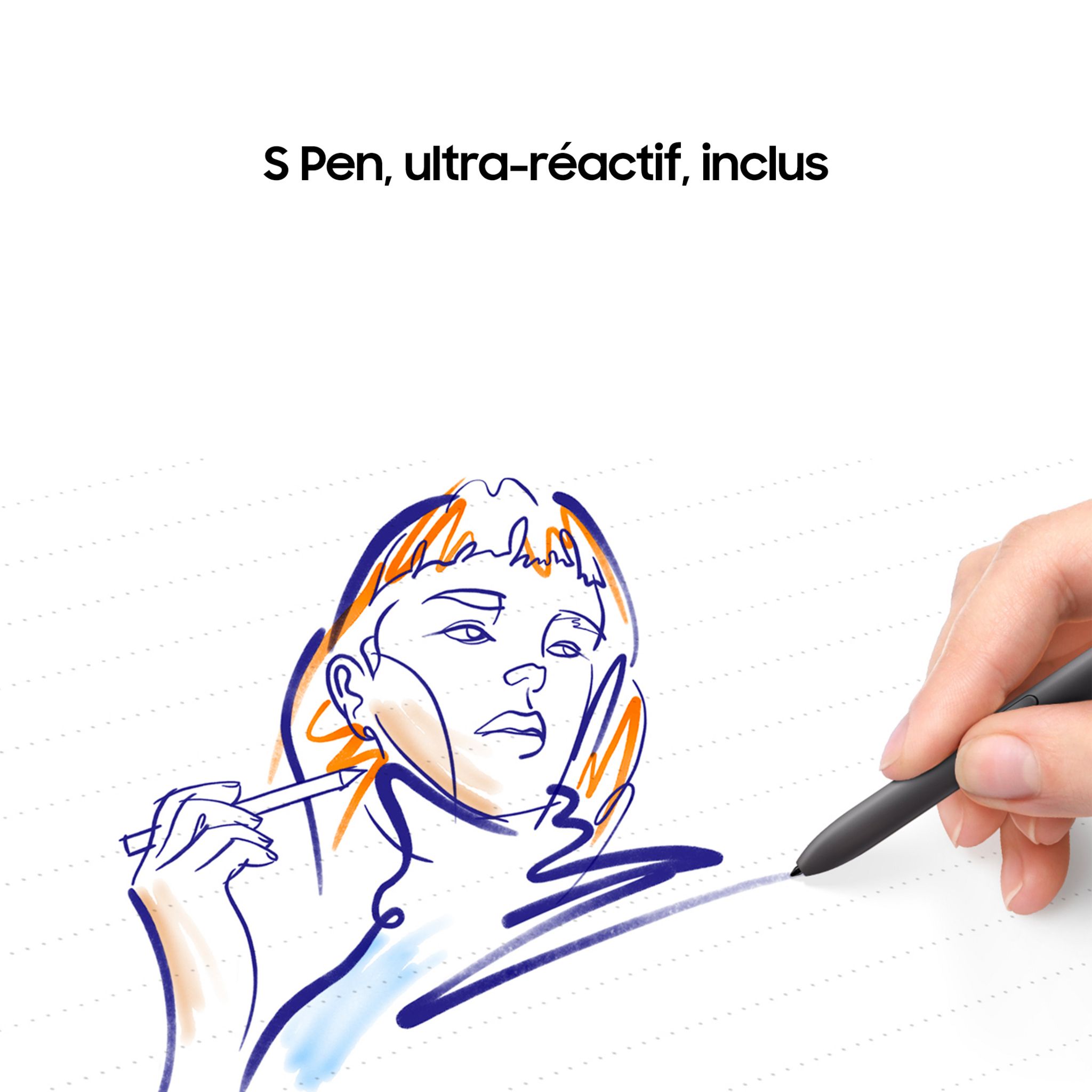 Voir la diapositive 7 : SAMSUNG Tablette Android Galaxy Tab S6 Lite 2022 10.4" 64Go - Anthracite