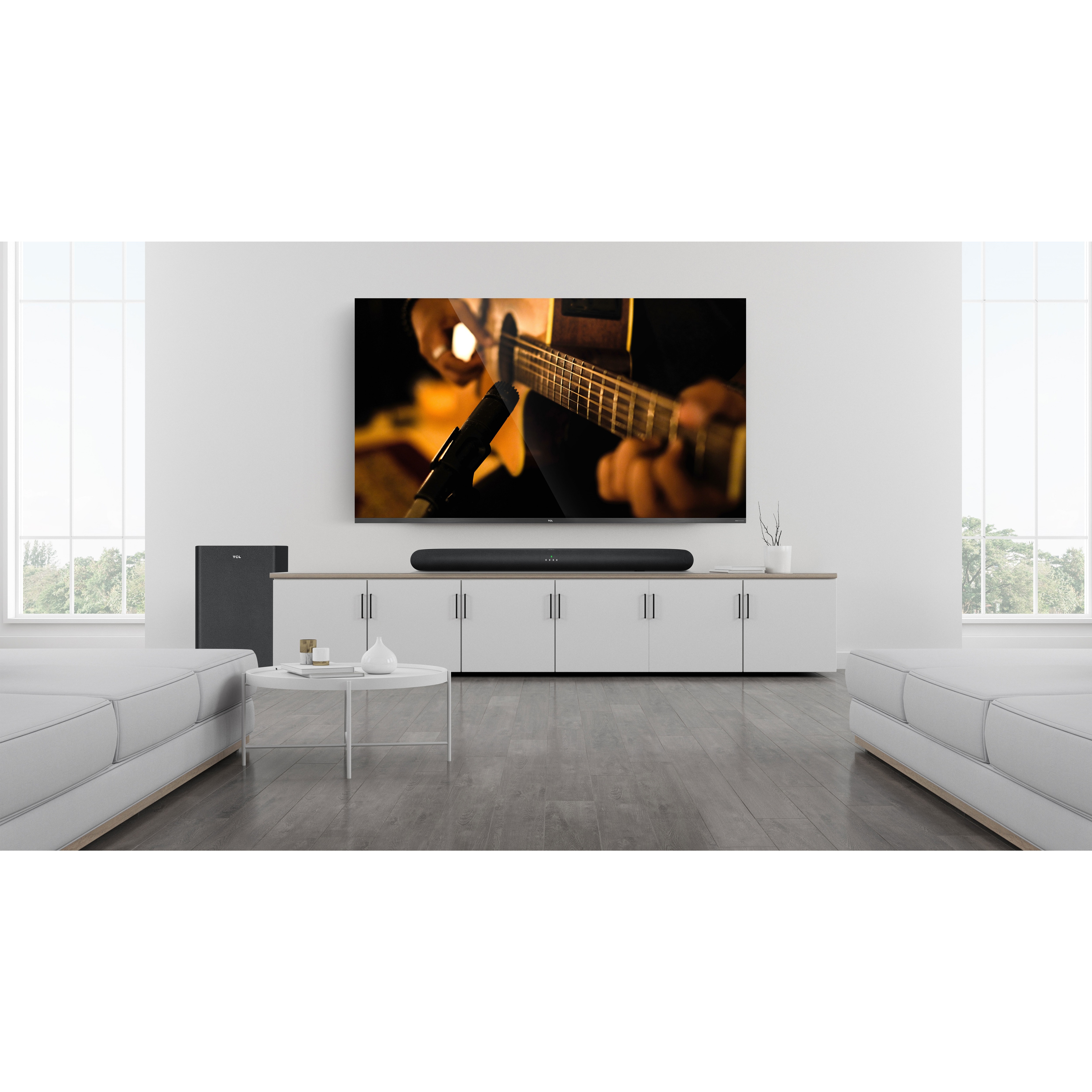 Voir la diapositive 7 : TCL Barre de son TS6110 avec caisson de basse sans fil