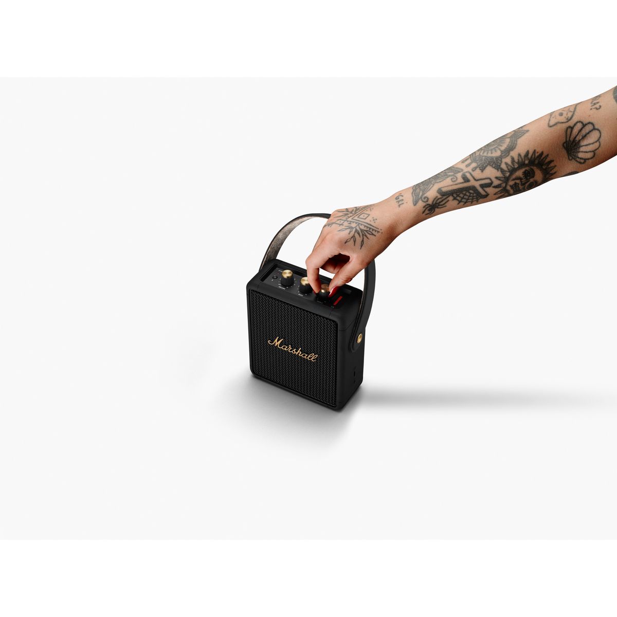 MARSHALL Enceinte portable Stockwell II Black & Brass  - Noir