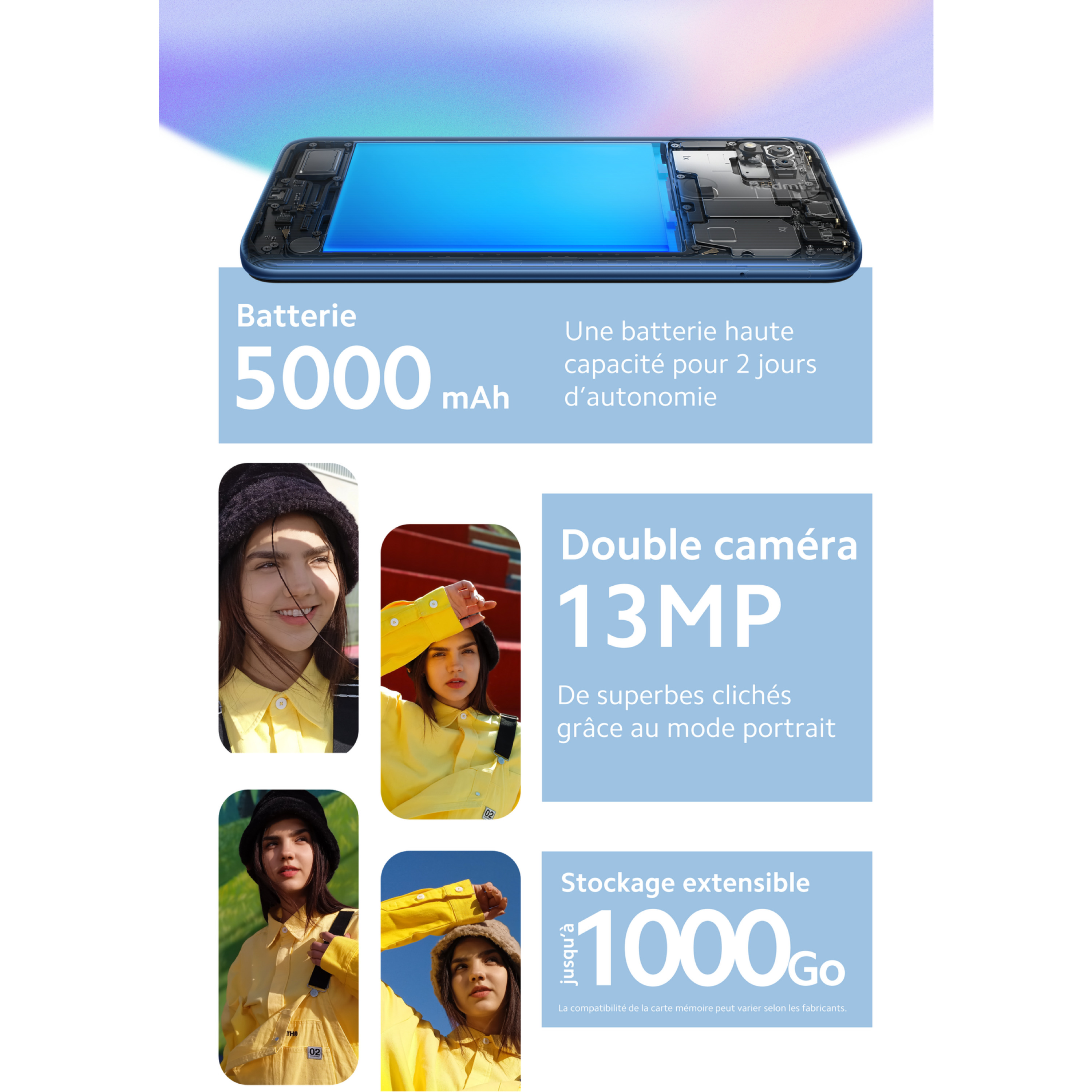 Voir la diapositive 7 : XIAOMI Redmi 10A 32GO - Gris