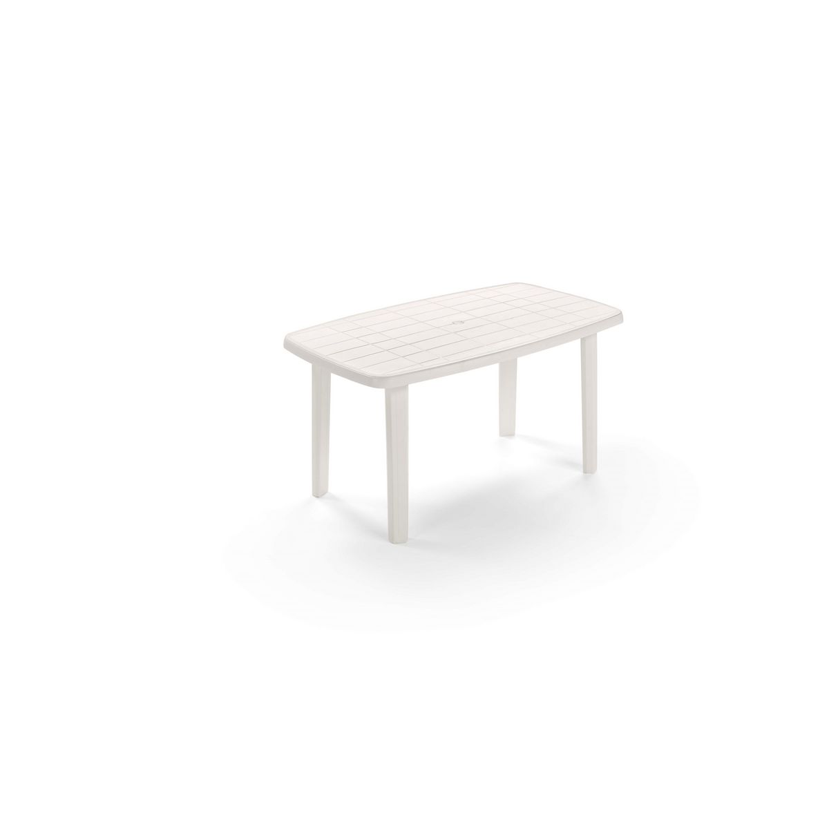 ARETA Table de jardin ovale Sorrento blanc
