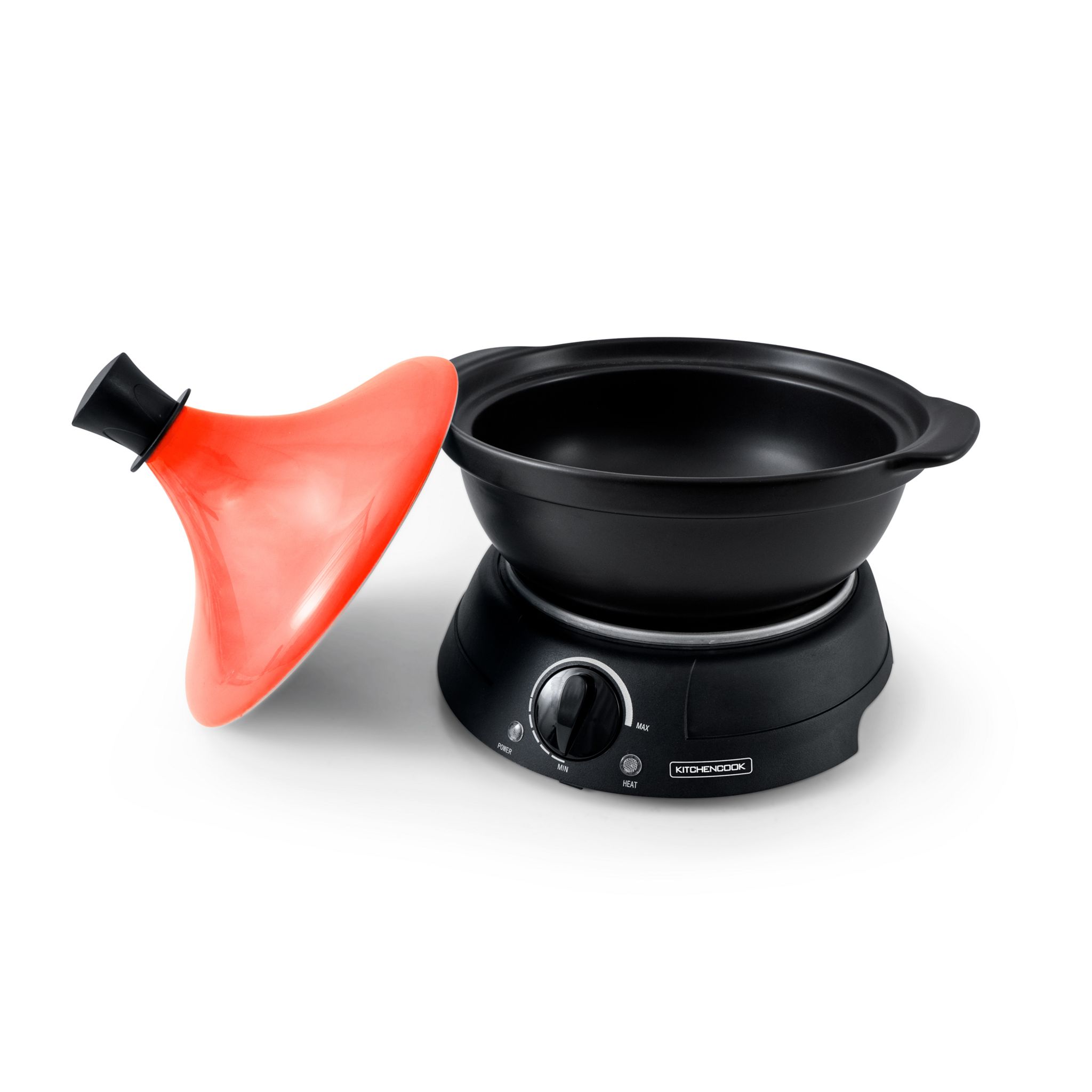 Voir la diapositive 5 : KITCHENCOOK Tajine électrique K-JINE - Rouge