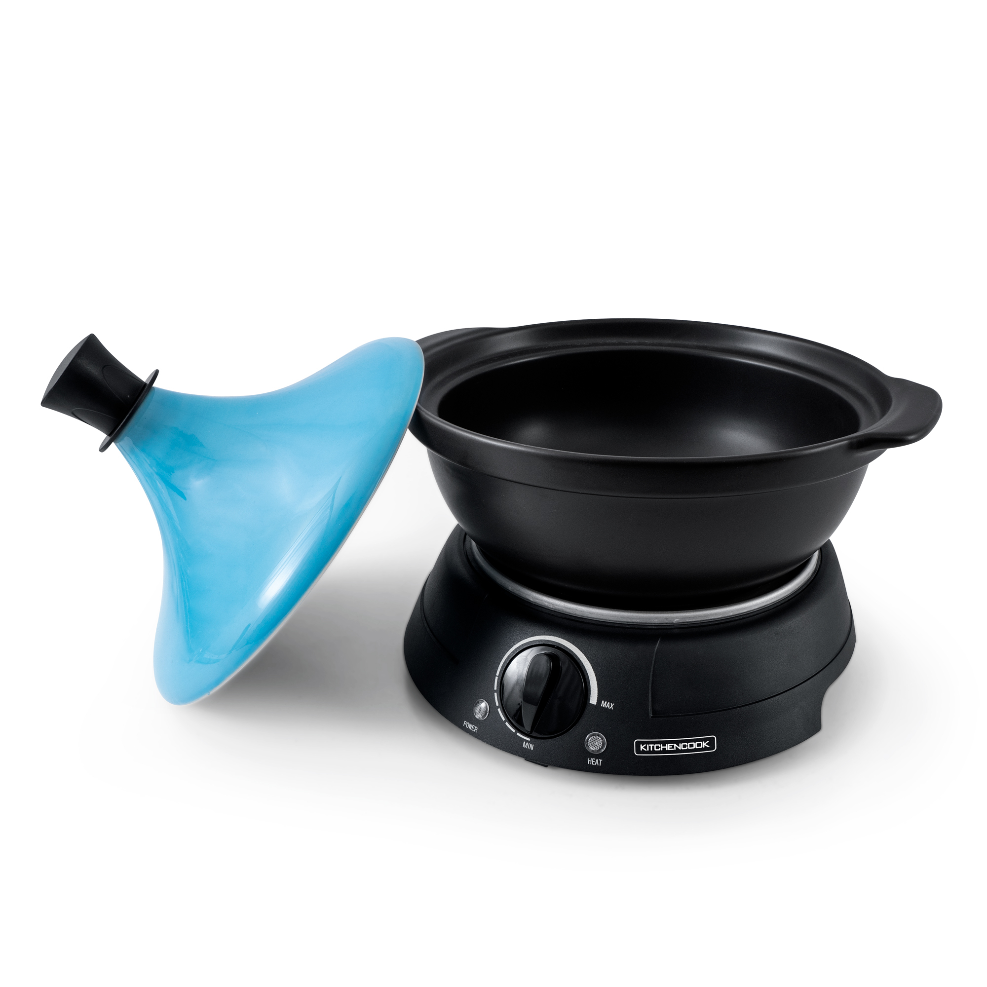 Voir la diapositive 5 : KITCHENCOOK Tajine électrique K-JINE - Bleu