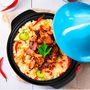 Voir la diapositive 6 : KITCHENCOOK Tajine électrique K-JINE - Bleu