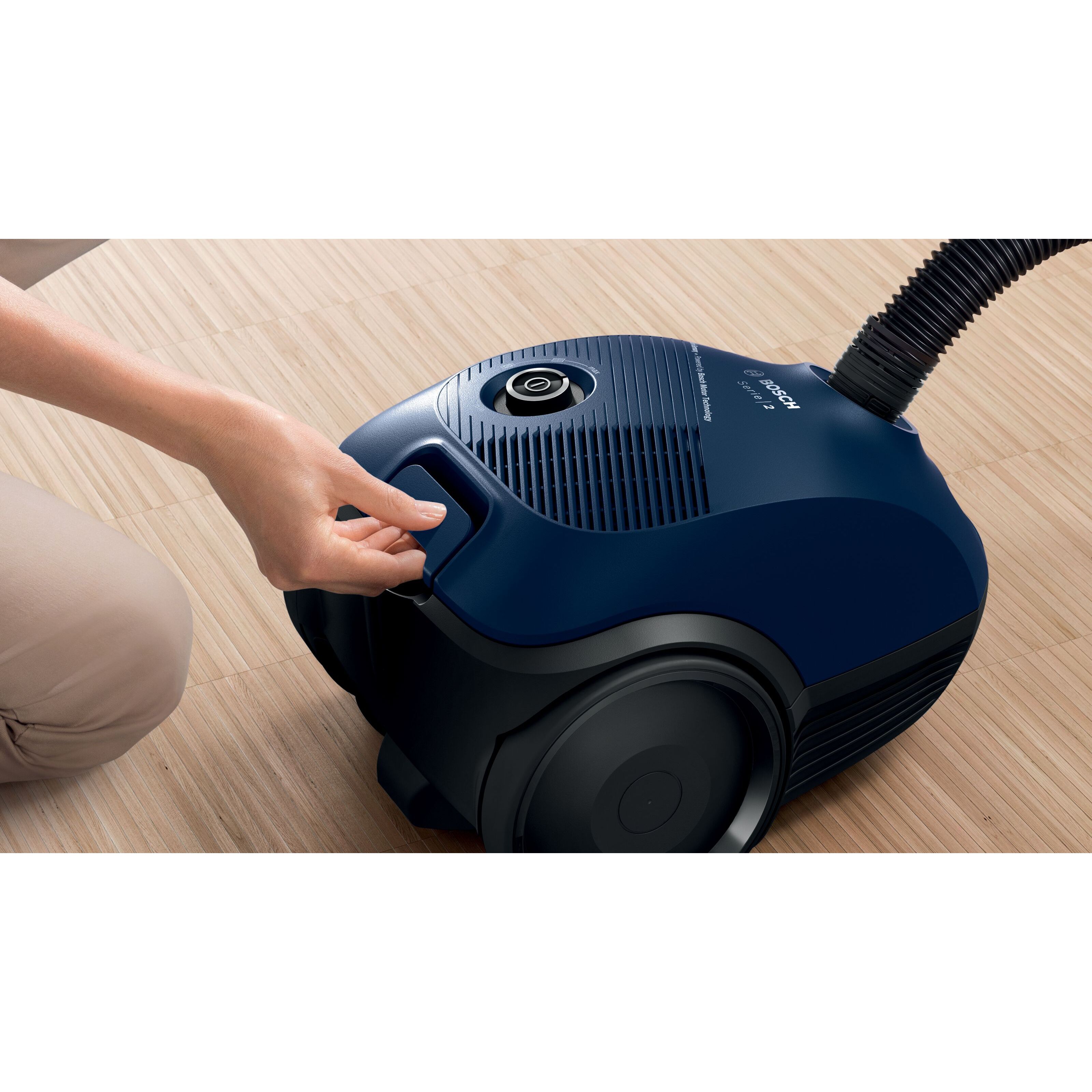 Voir la diapositive 7 : BOSCH Aspirateur traîneau avec sac BGLS2BU2 - Bleu