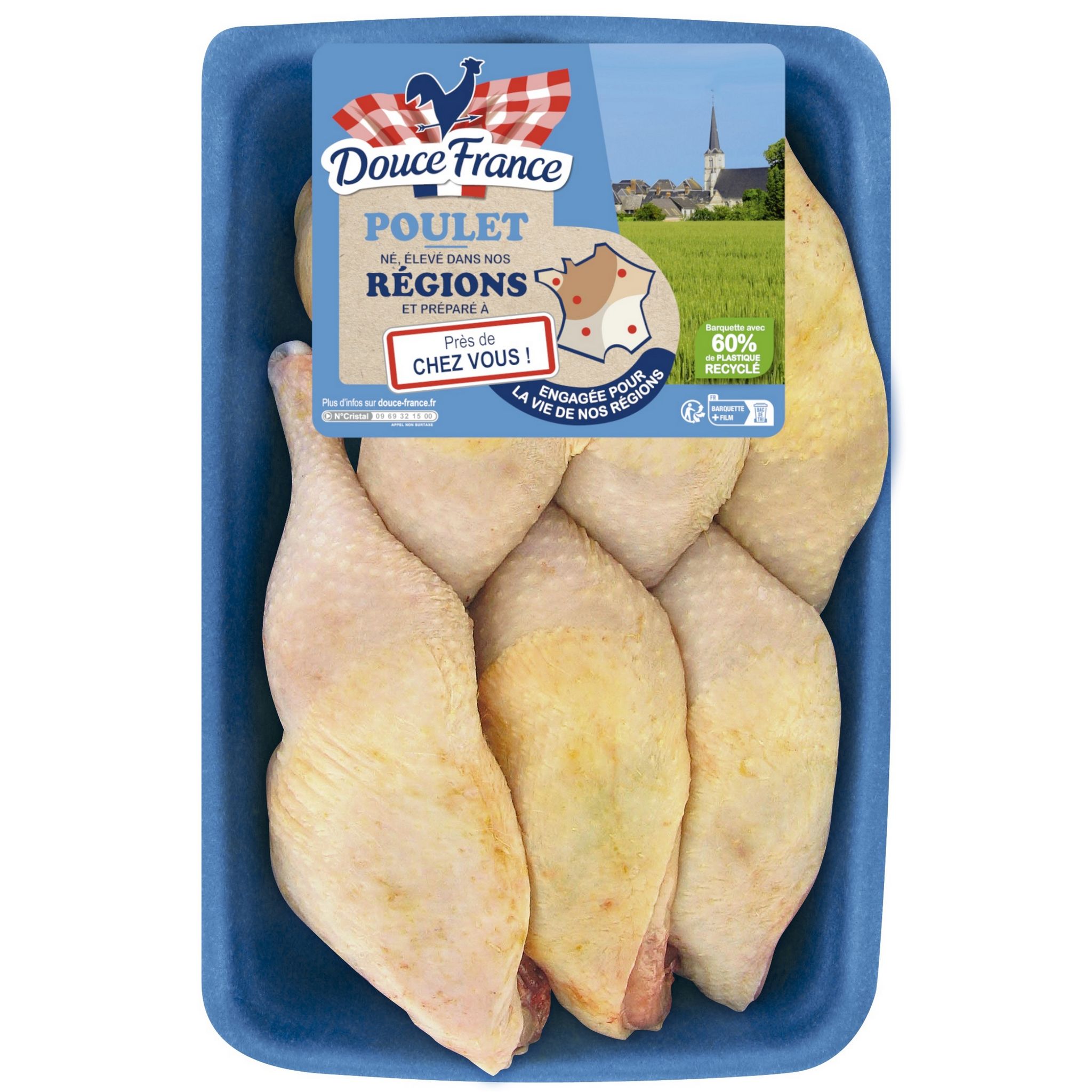 DOUCE FRANCE Cuisse de poulet 1.5kg